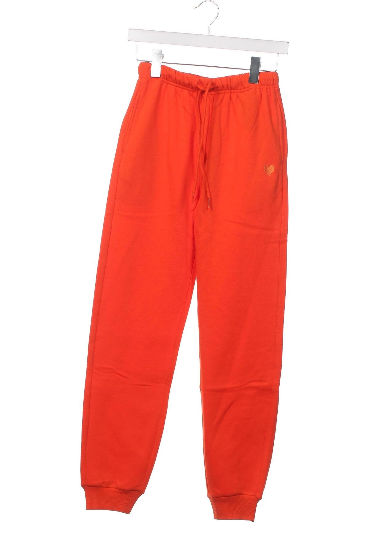 Damen Sporthose Pieces, Größe XS, Farbe Orange, Preis 9,49 €