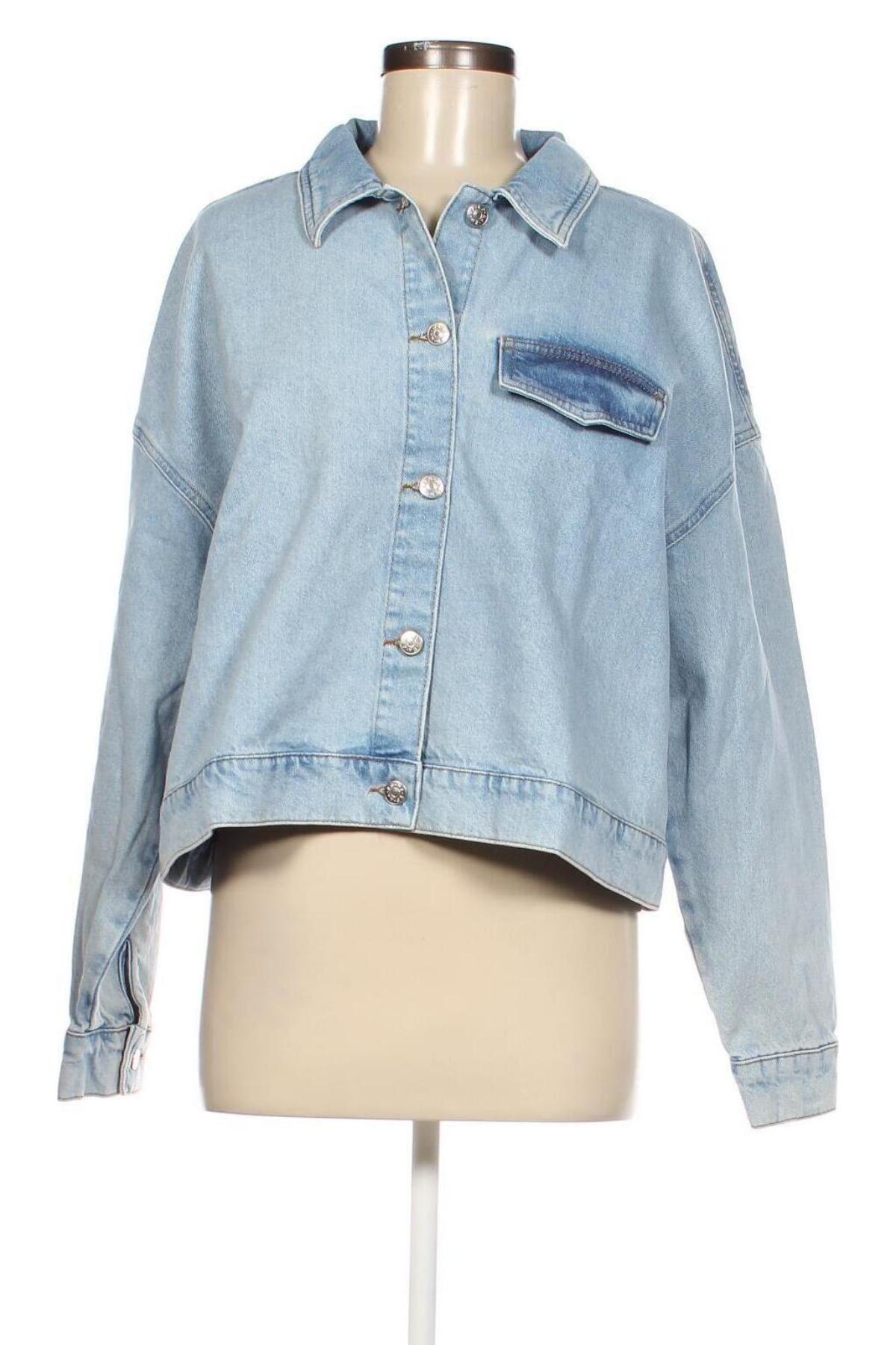 Γυναικείο μπουφάν NA-KD, Μέγεθος XL, Χρώμα Μπλέ, Τιμή 52,58 €