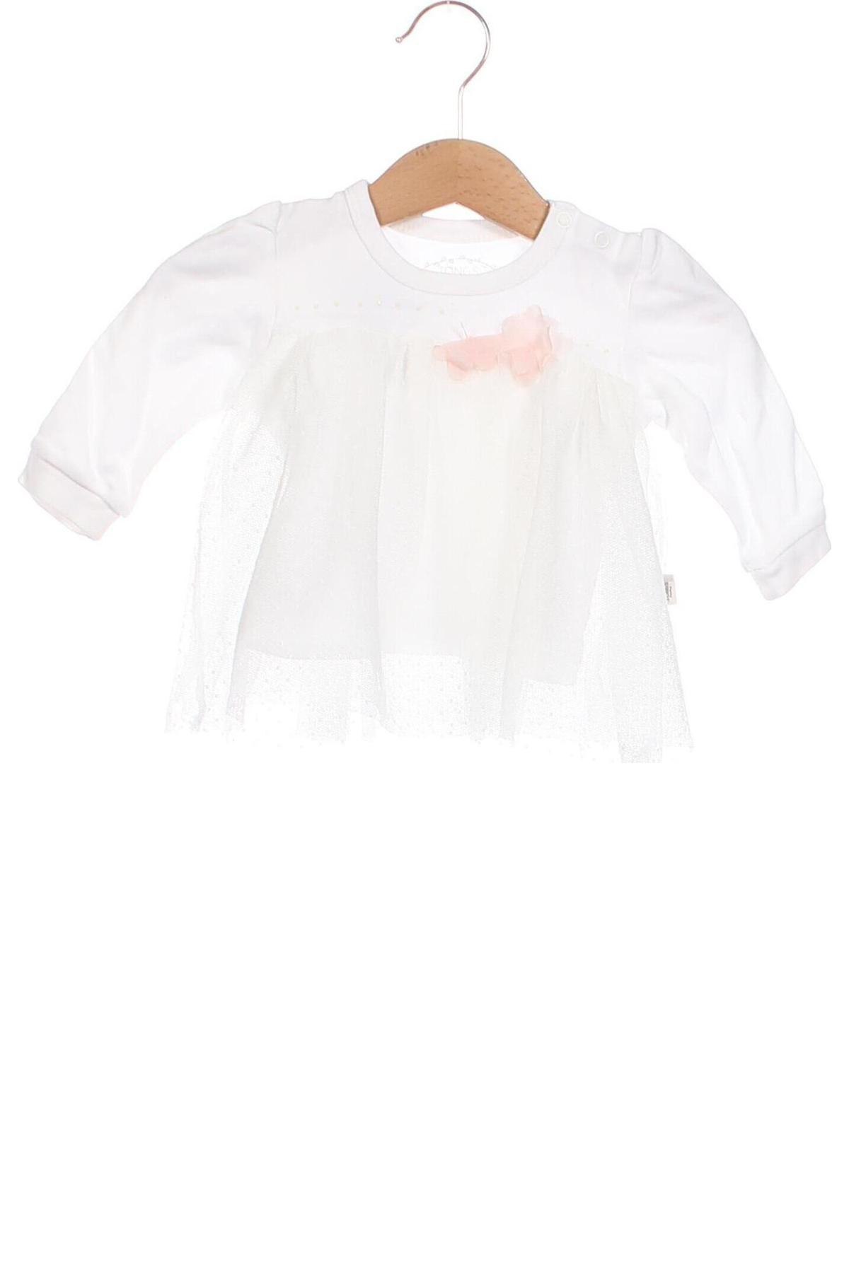 Παιδική μπλούζα, Μέγεθος 2-3m/ 56-62 εκ., Χρώμα Λευκό, Τιμή 6,00 €