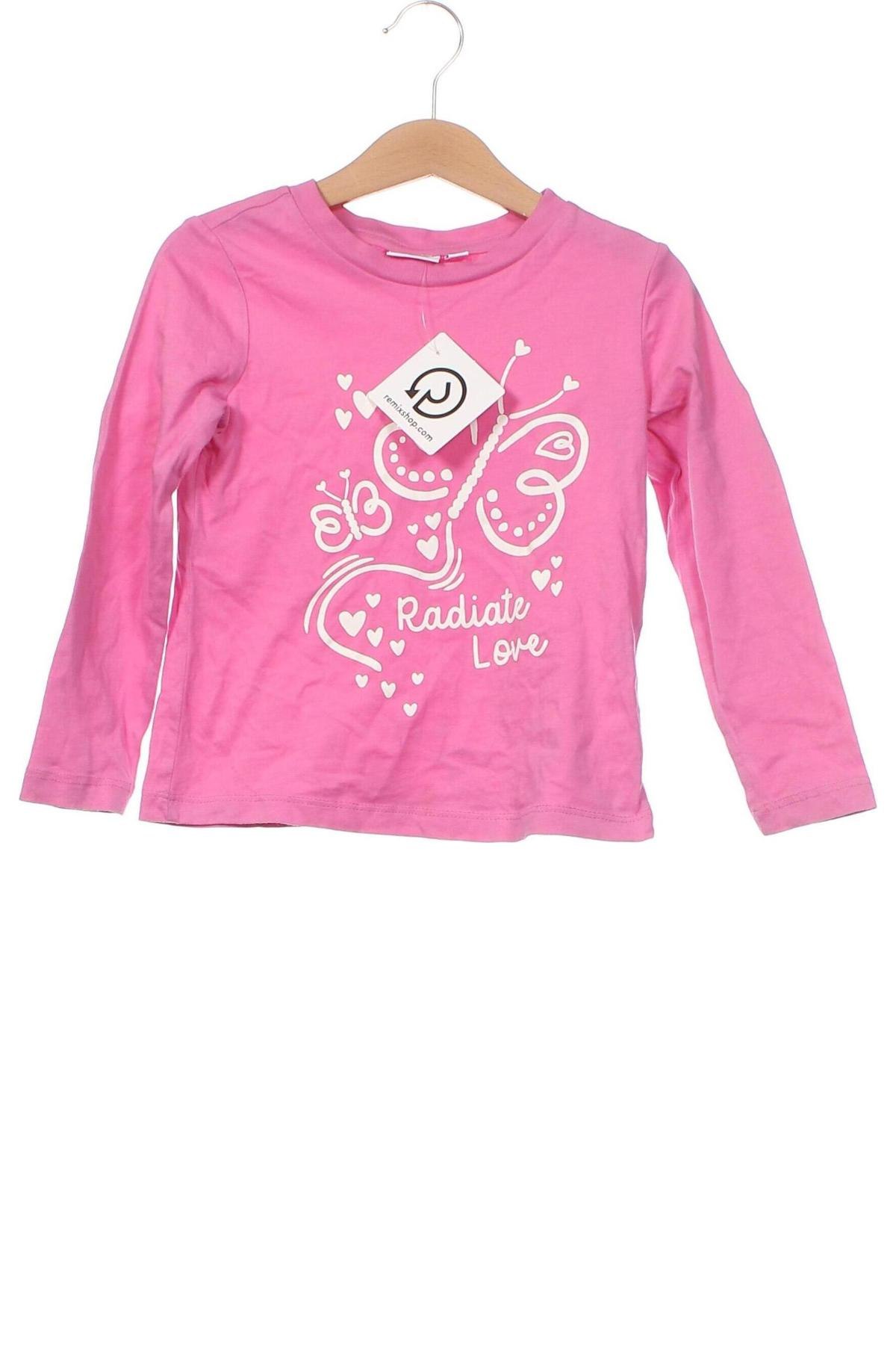 Детска блуза Blu Kids, Размер 3-4y/ 104-110 см, Цвят Розов, Цена 10,10 лв.