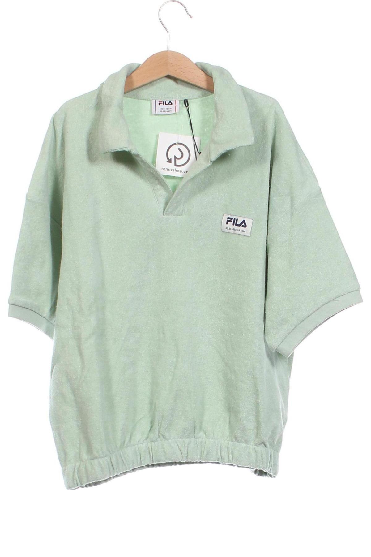 Kinder Shirt FILA, Größe 15-18y/ 170-176 cm, Farbe Grün, Preis 20,10 €