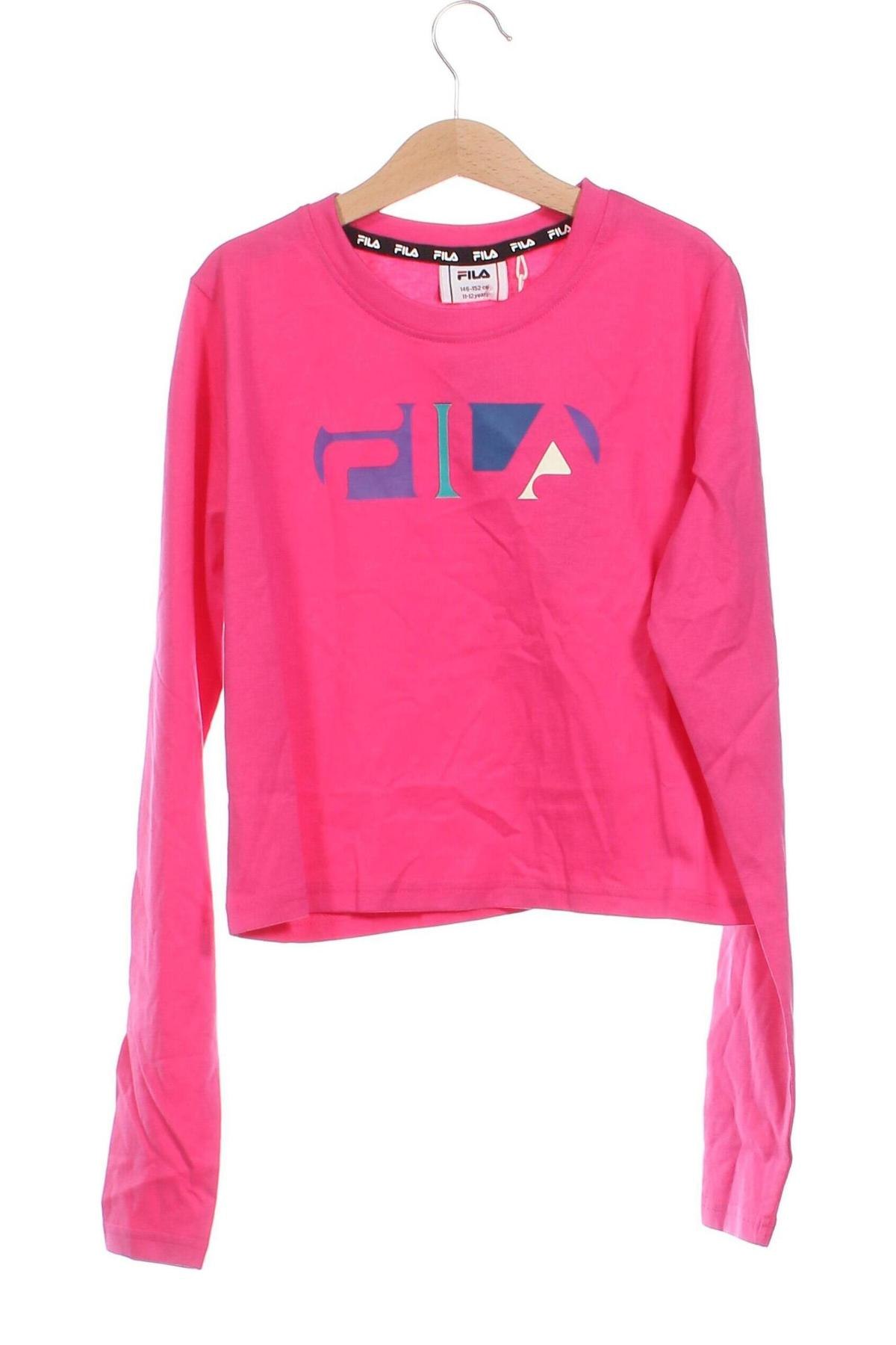 Детска блуза FILA, Размер 10-11y/ 146-152 см, Цвят Розов, Цена 37,76 лв.