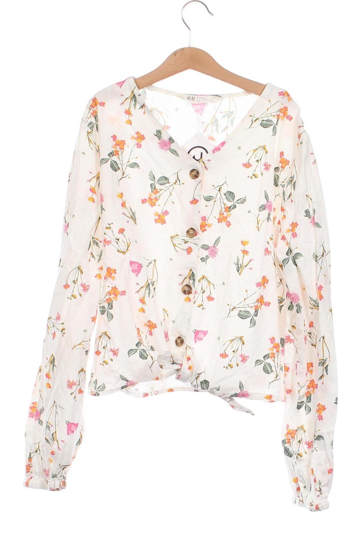 Детска блуза H&M, Размер 14-15y/ 168-170 см, Цвят Многоцветен, Цена 6,33 лв.