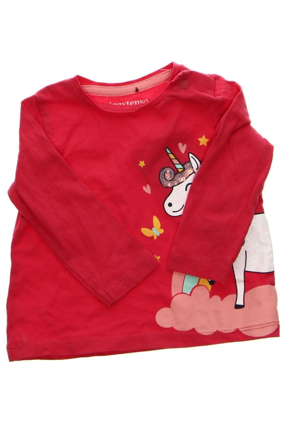 Kinder Shirt In Extenso, Größe 3-6m/ 62-68 cm, Farbe Rot, Preis 6,02 €