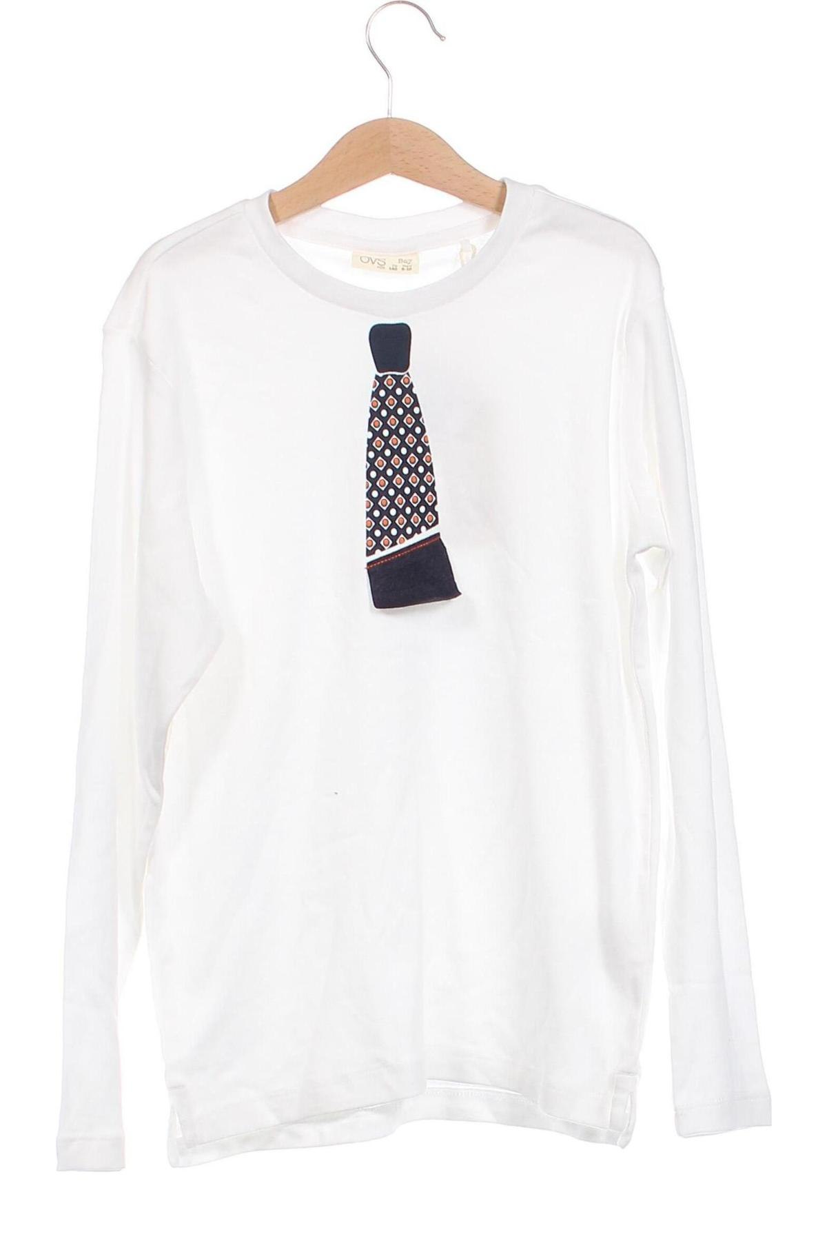 Kinder Shirt Oviesse, Größe 9-10y/ 140-146 cm, Farbe Weiß, Preis 8,26 €