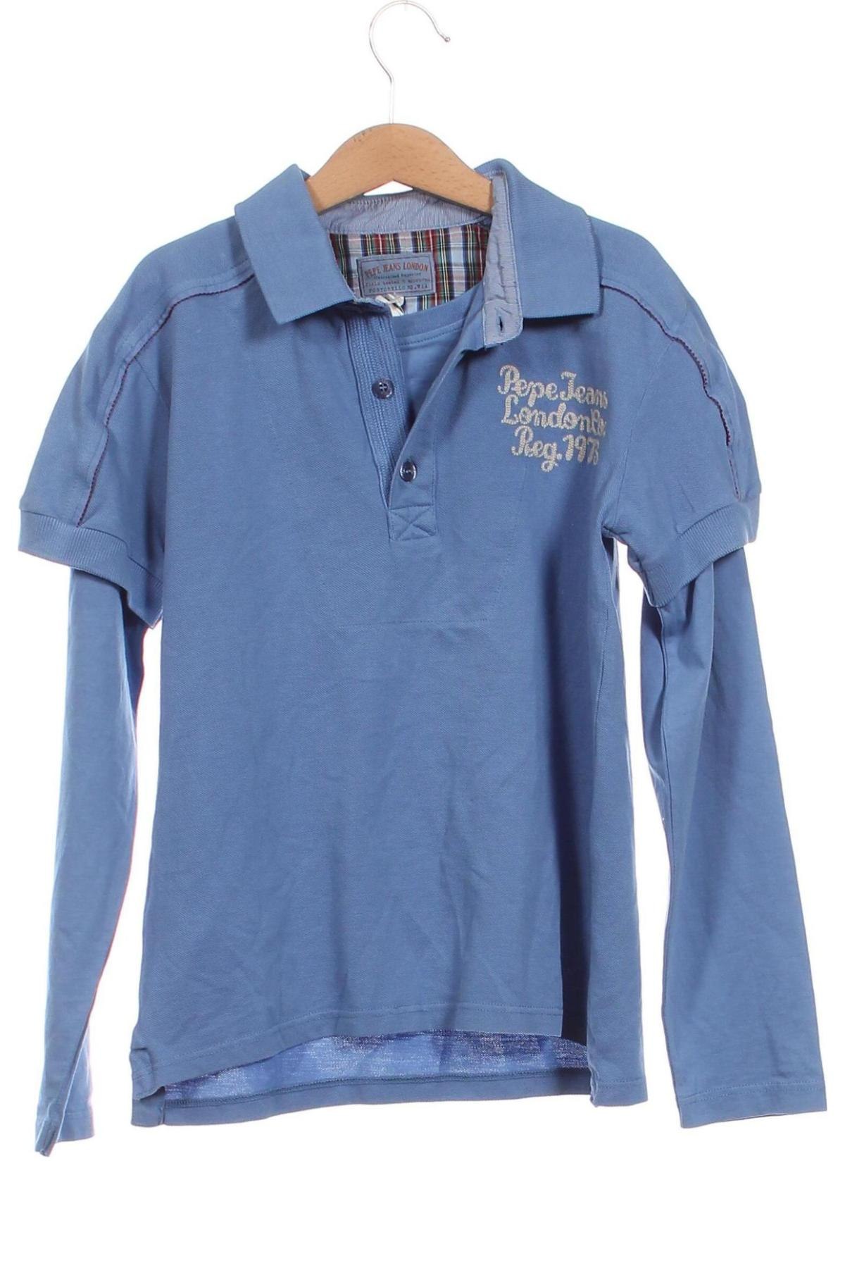Bluză pentru copii Pepe Jeans, Mărime 7-8y/ 128-134 cm, Culoare Albastru, Preț 168,42 Lei