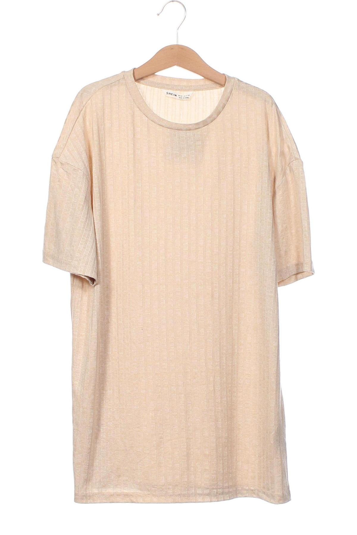 Kinder Shirt SHEIN, Größe 11-12y/ 152-158 cm, Farbe Beige, Preis € 7,65