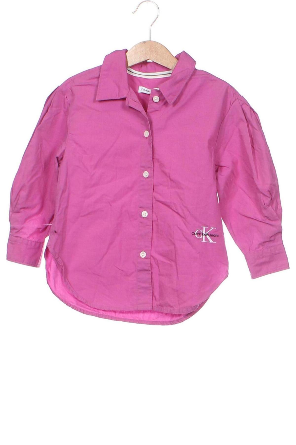 Παιδικό πουκάμισο Calvin Klein Jeans, Μέγεθος 3-4y/ 104-110 εκ., Χρώμα Βιολετί, Τιμή 30,41 €