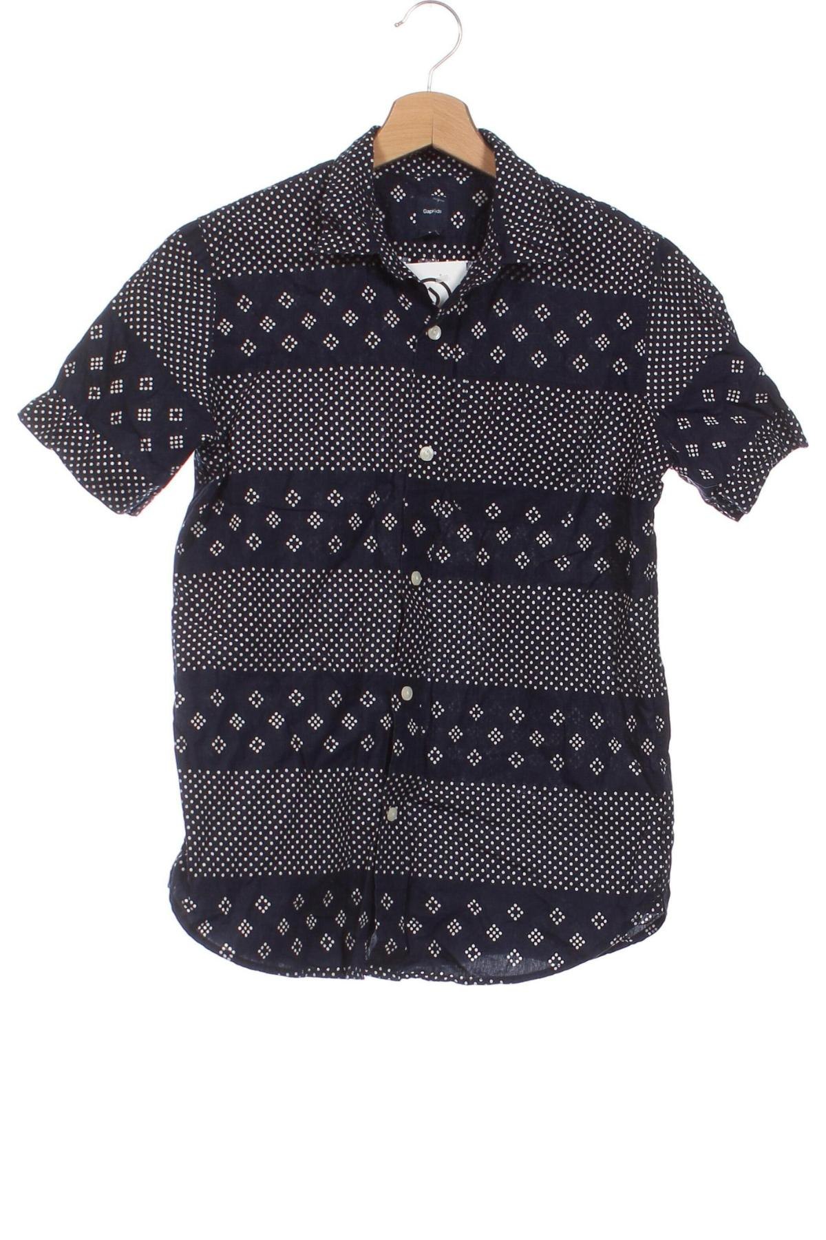 Dětská košile  Gap Kids, Velikost 11-12y/ 152-158 cm, Barva Modrá, Cena  255,00 Kč