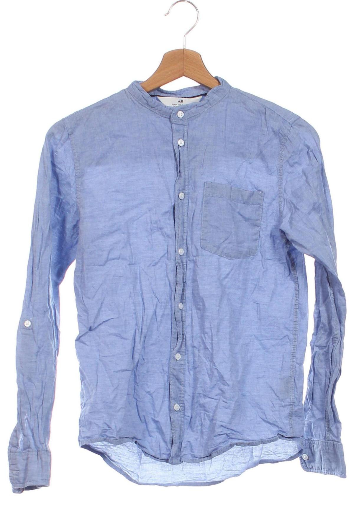 Παιδικό πουκάμισο H&M, Μέγεθος 12-13y/ 158-164 εκ., Χρώμα Μπλέ, Τιμή 16,08 €