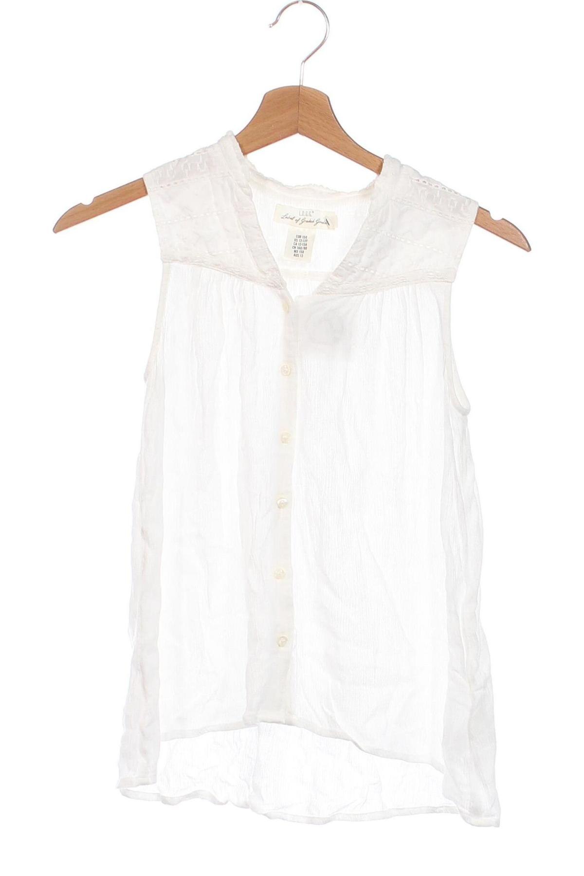 Παιδικό πουκάμισο H&M L.O.G.G., Μέγεθος 12-13y/ 158-164 εκ., Χρώμα Λευκό, Τιμή 6,80 €