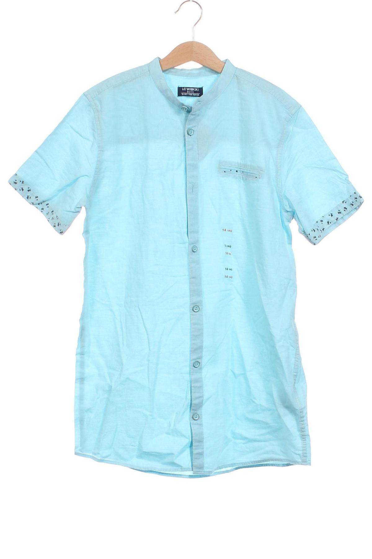 Dětská košile  LC Waikiki, Velikost 12-13y/ 158-164 cm, Barva Modrá, Cena  112,00 Kč