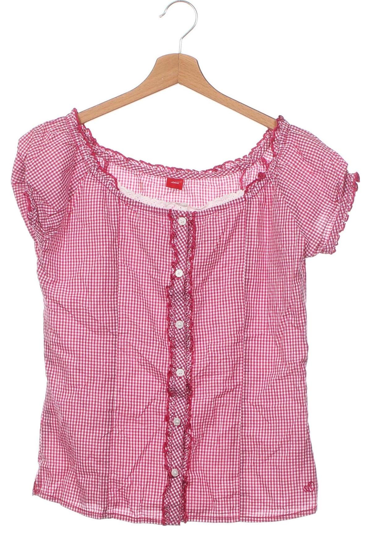 Dětská košile  S.Oliver, Velikost 12-13y/ 158-164 cm, Barva Červená, Cena  107,00 Kč