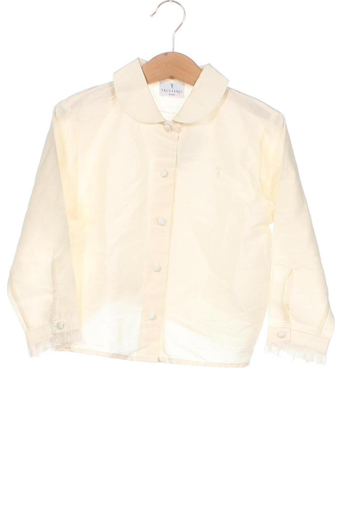 Kinderhemd Trussardi, Größe 3-4y/ 104-110 cm, Farbe Ecru, Preis 18,36 €