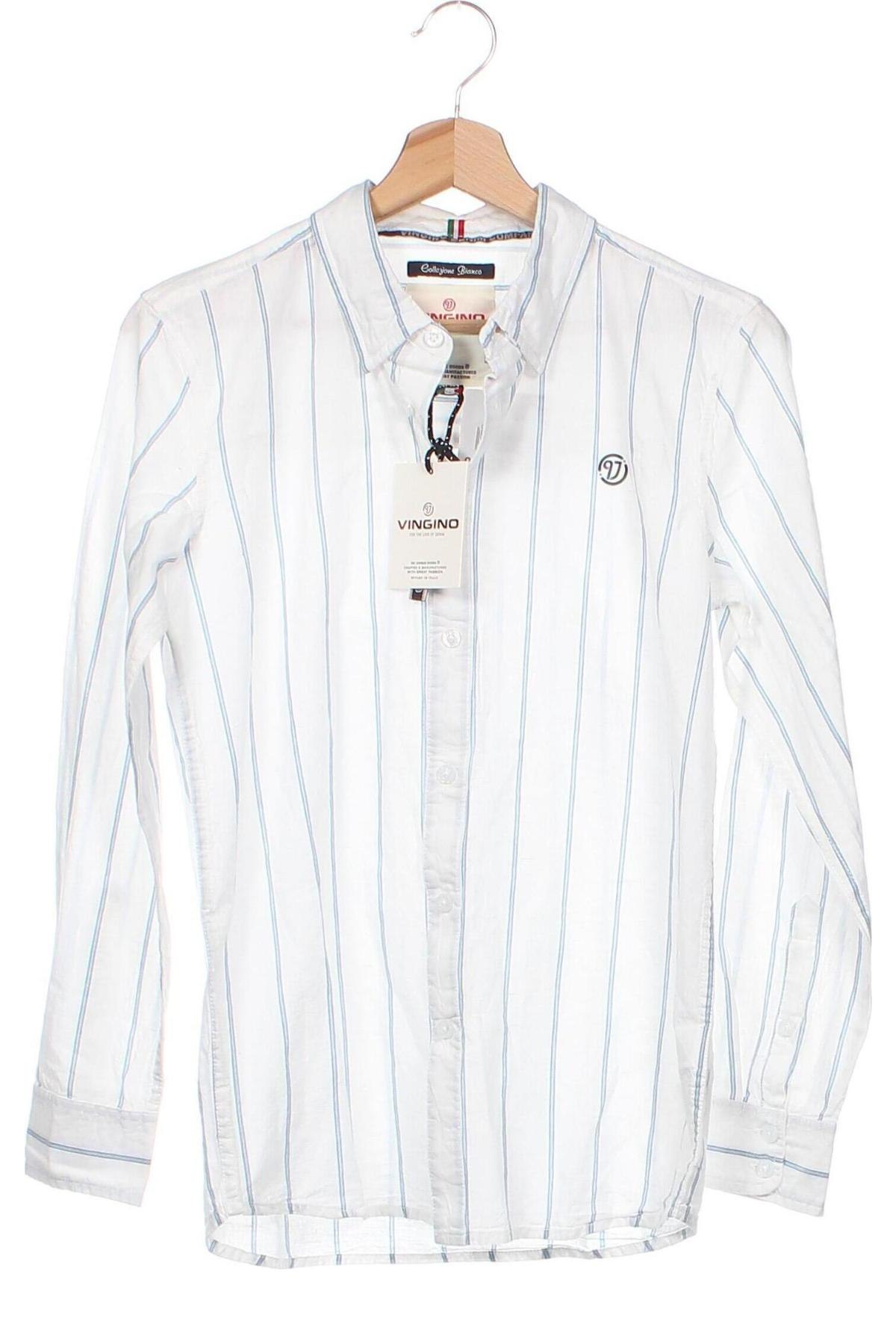 Παιδικό πουκάμισο Vingino, Μέγεθος 13-14y/ 164-168 εκ., Χρώμα Λευκό, Τιμή 24,23 €