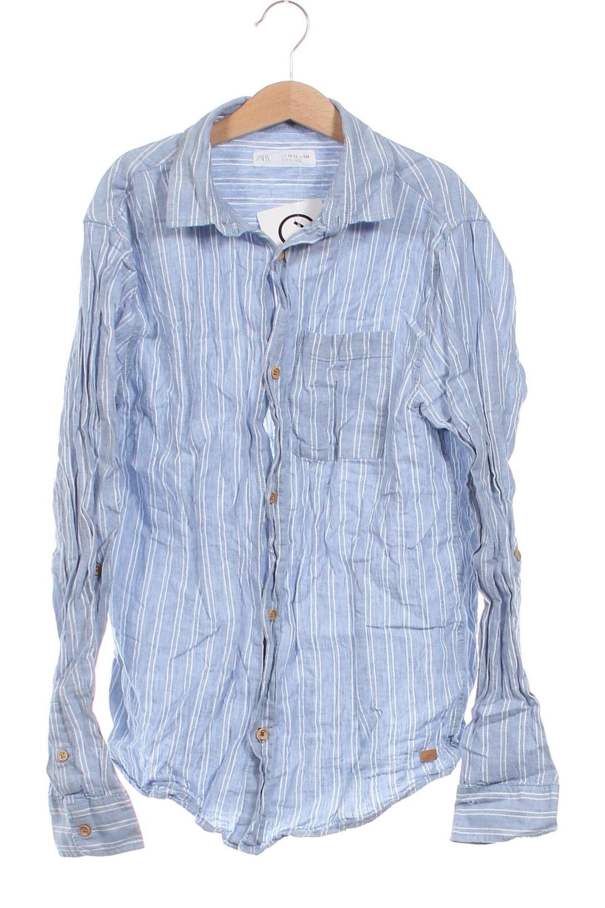 Παιδικό πουκάμισο Zara, Μέγεθος 13-14y/ 164-168 εκ., Χρώμα Μπλέ, Τιμή 6,19 €