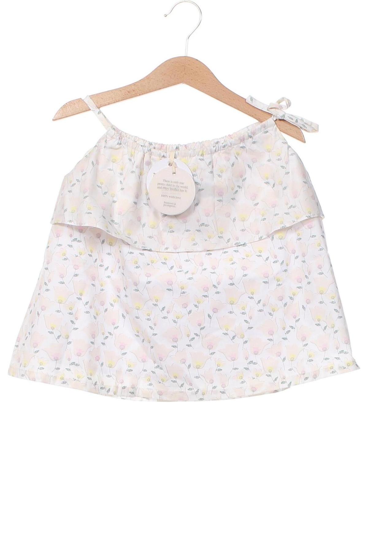 Kinderkleid Bonnet A Pompon, Größe 18-24m/ 86-98 cm, Farbe Weiß, Preis € 8,84