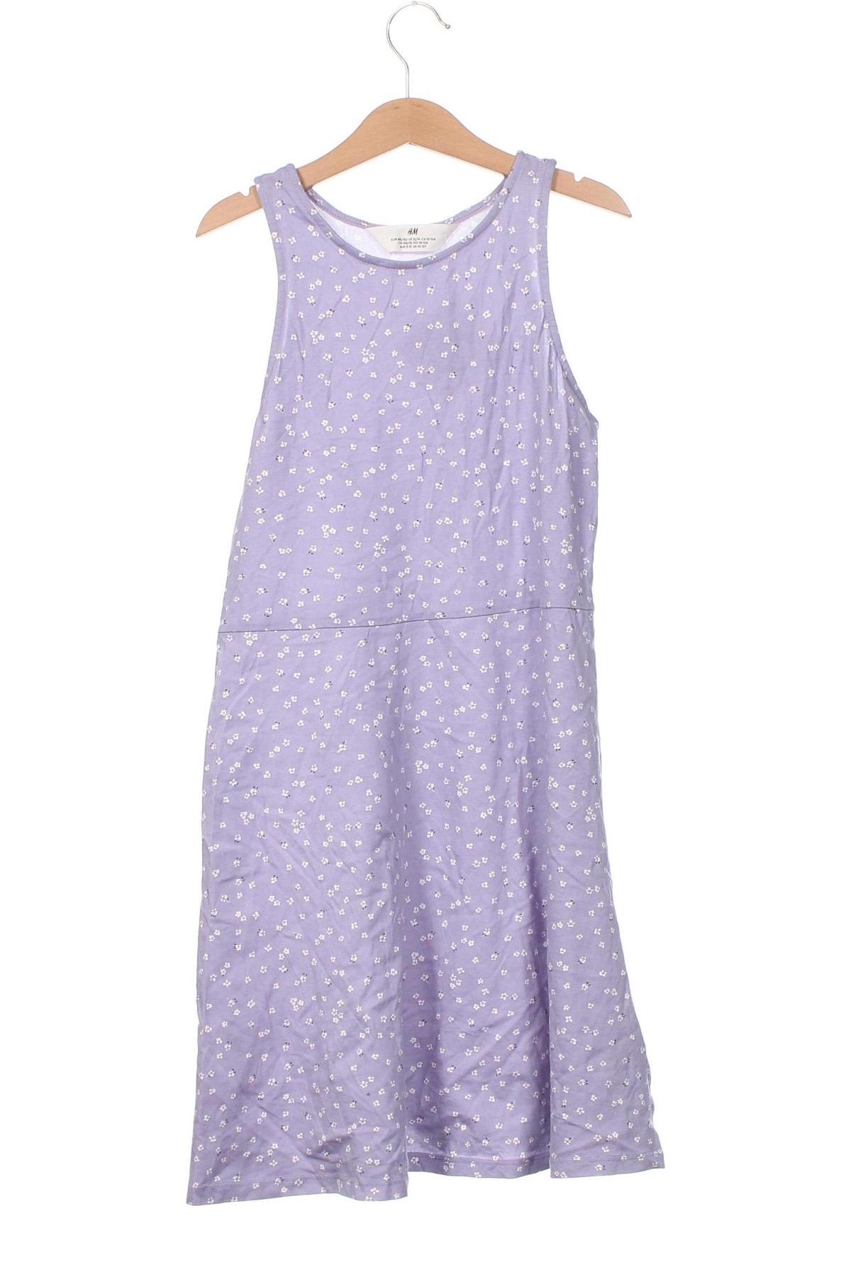 Детска рокля H&M, Размер 10-11y/ 146-152 см, Цвят Лилав, Цена 22,00 лв.