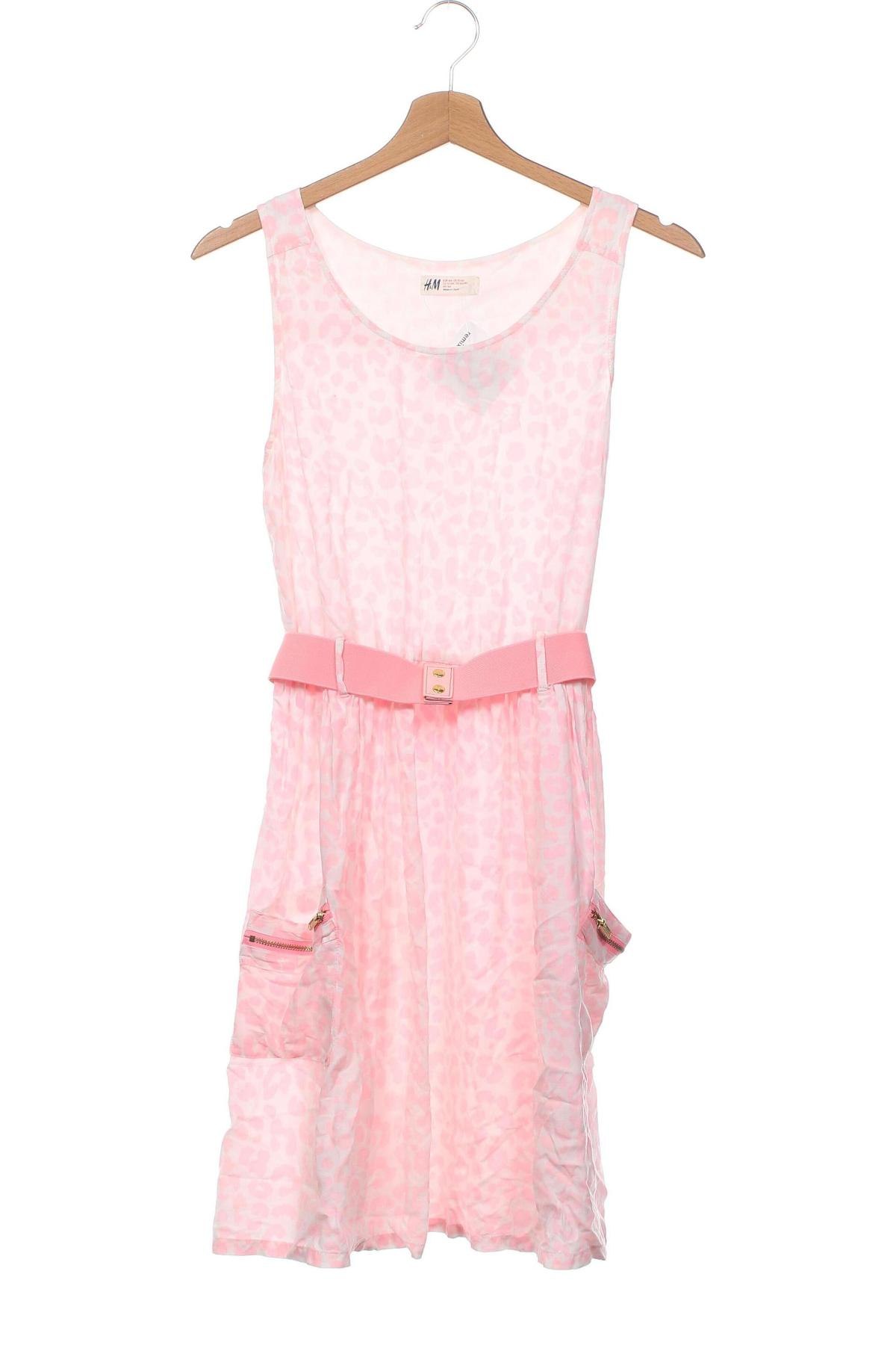 Dziecięca sukienka H&M, Rozmiar 13-14y/ 164-168 cm, Kolor Różowy, Cena 31,67 zł