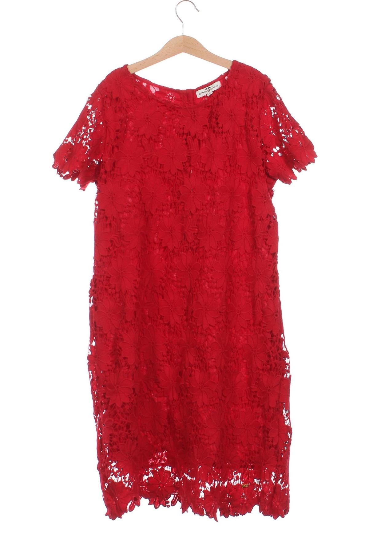 Детска рокля Hampton Republic, Размер 14-15y/ 168-170 см, Цвят Червен, Цена 39,00 лв.