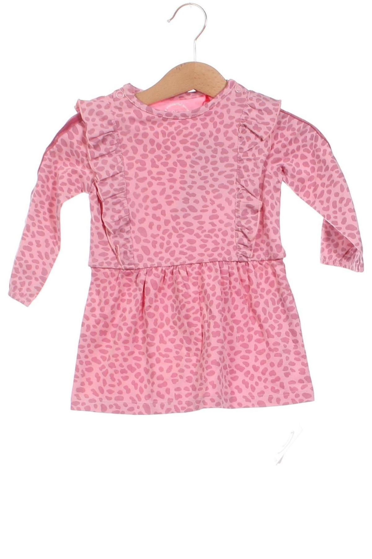 Детска рокля S.Oliver, Размер 3-6m/ 62-68 см, Цвят Розов, Цена 11,96 лв.