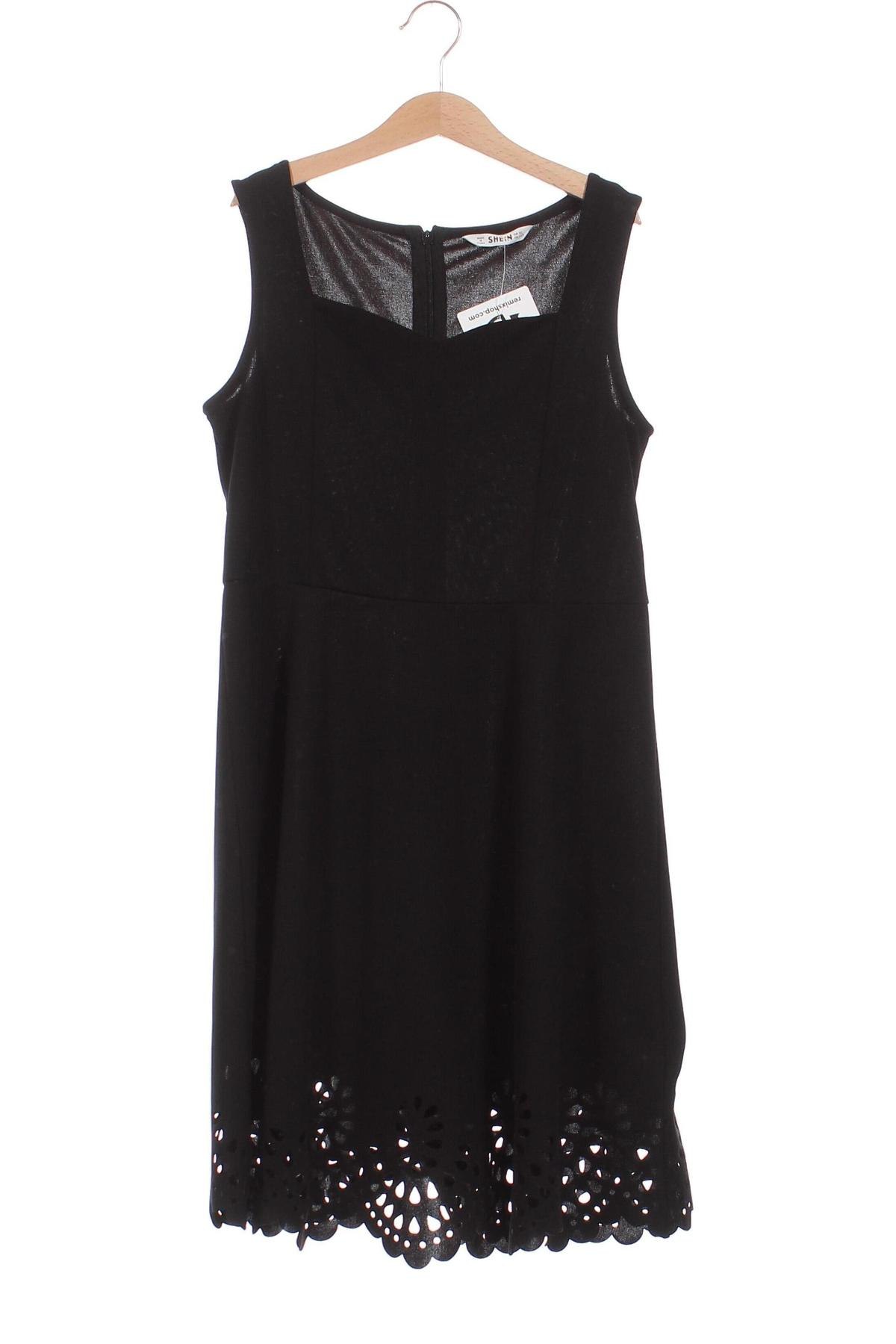 Παιδικό φόρεμα SHEIN, Μέγεθος 11-12y/ 152-158 εκ., Χρώμα Μαύρο, Τιμή 19,79 €