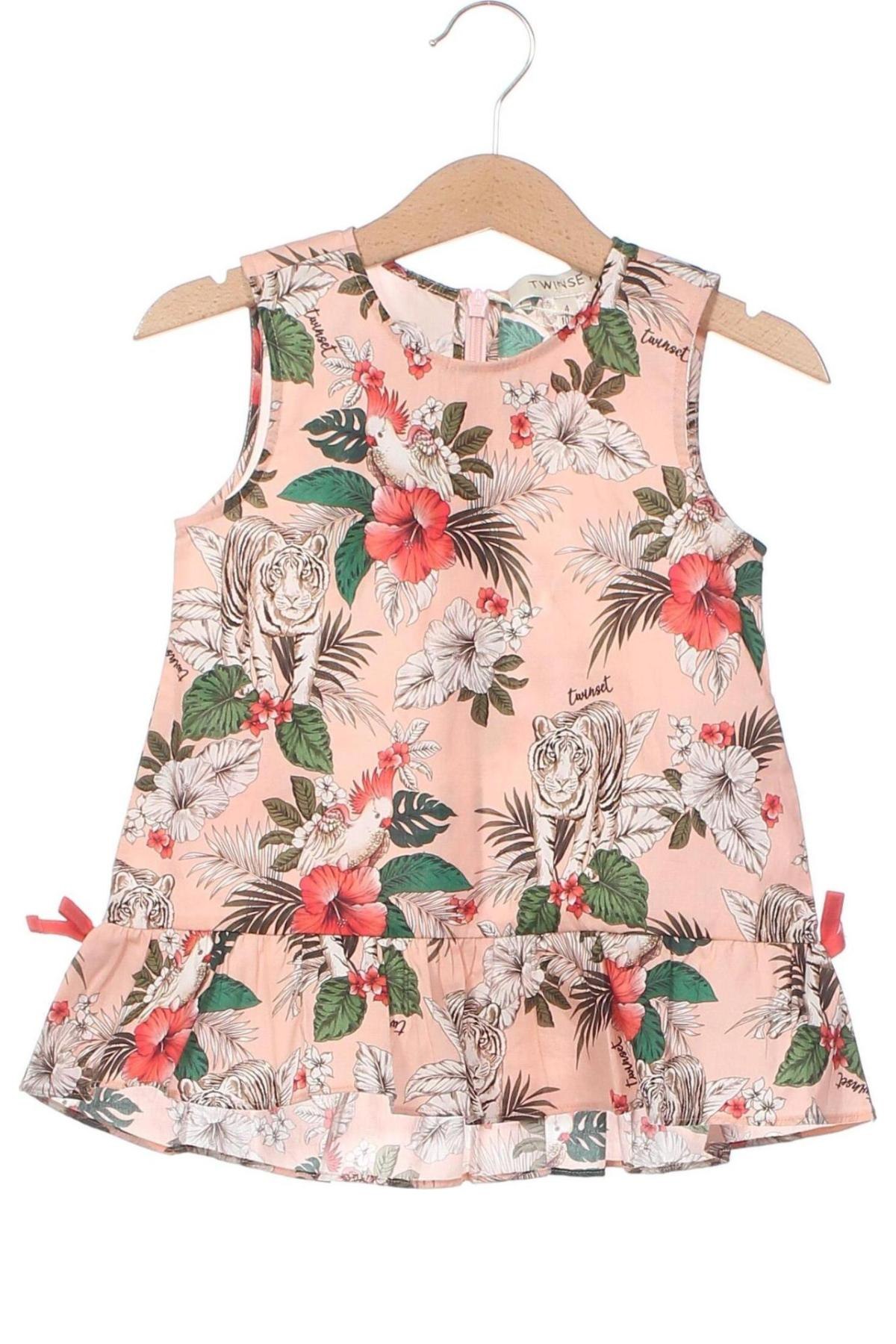 Детска рокля TWINSET, Размер 3-4y/ 104-110 см, Цвят Многоцветен, Цена 119,00 лв.