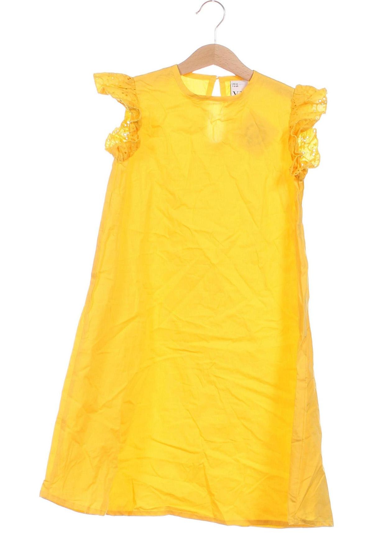 Dětské šaty  VRS, Velikost 7-8y/ 128-134 cm, Barva Žlutá, Cena  414,00 Kč