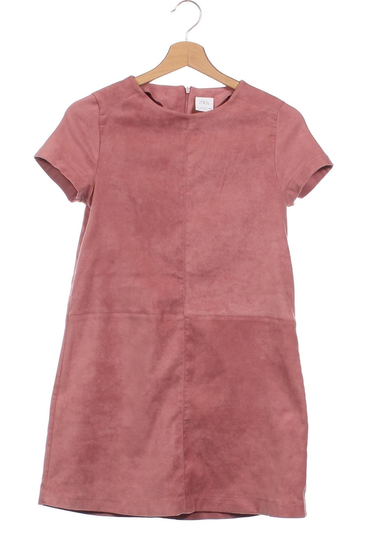 Kinderkleid Zara, Größe 13-14y/ 164-168 cm, Farbe Rosa, Preis 19,69 €