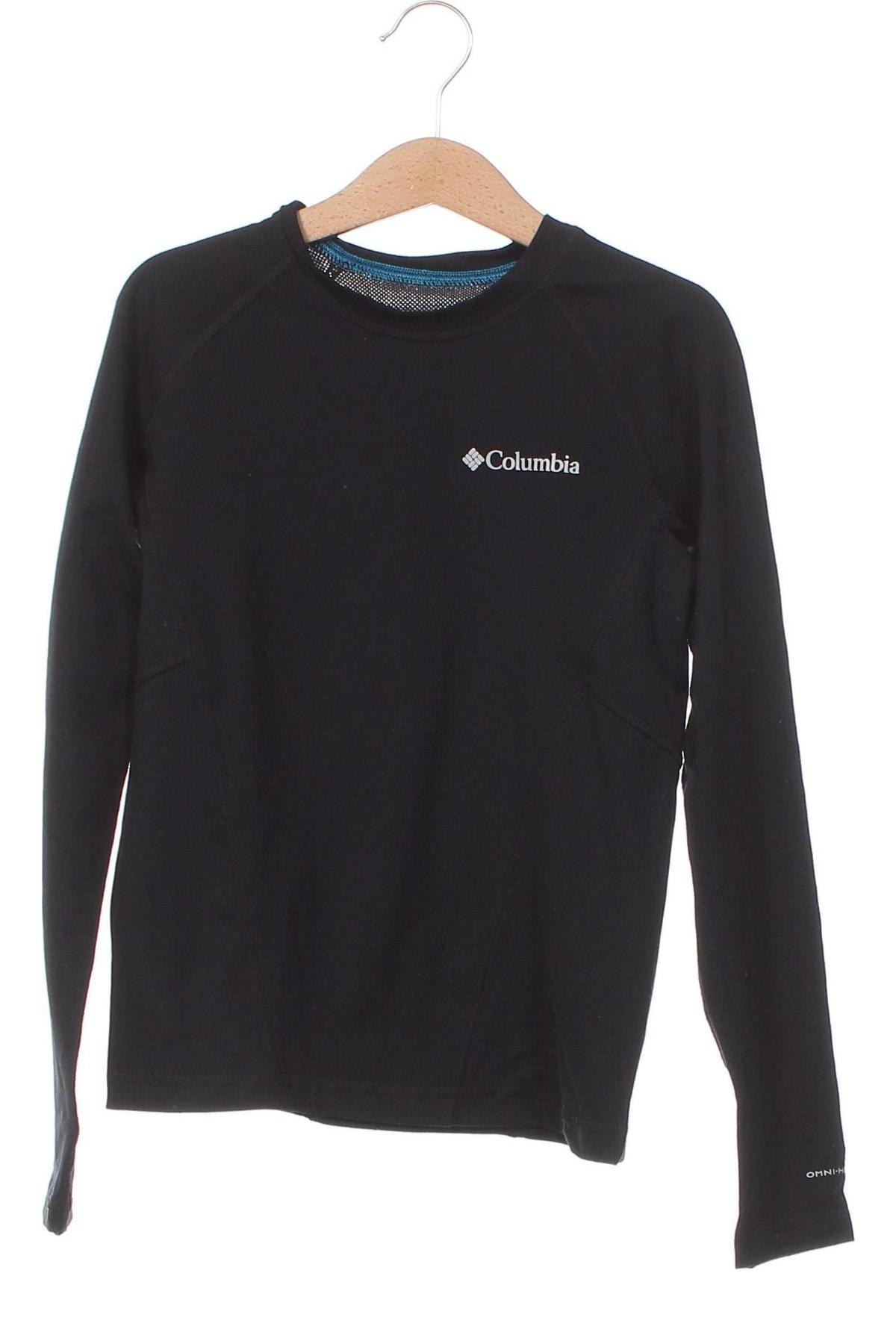 Παιδική μπλούζα αθλητική Columbia, Μέγεθος 8-9y/ 134-140 εκ., Χρώμα Μαύρο, Τιμή 7,64 €