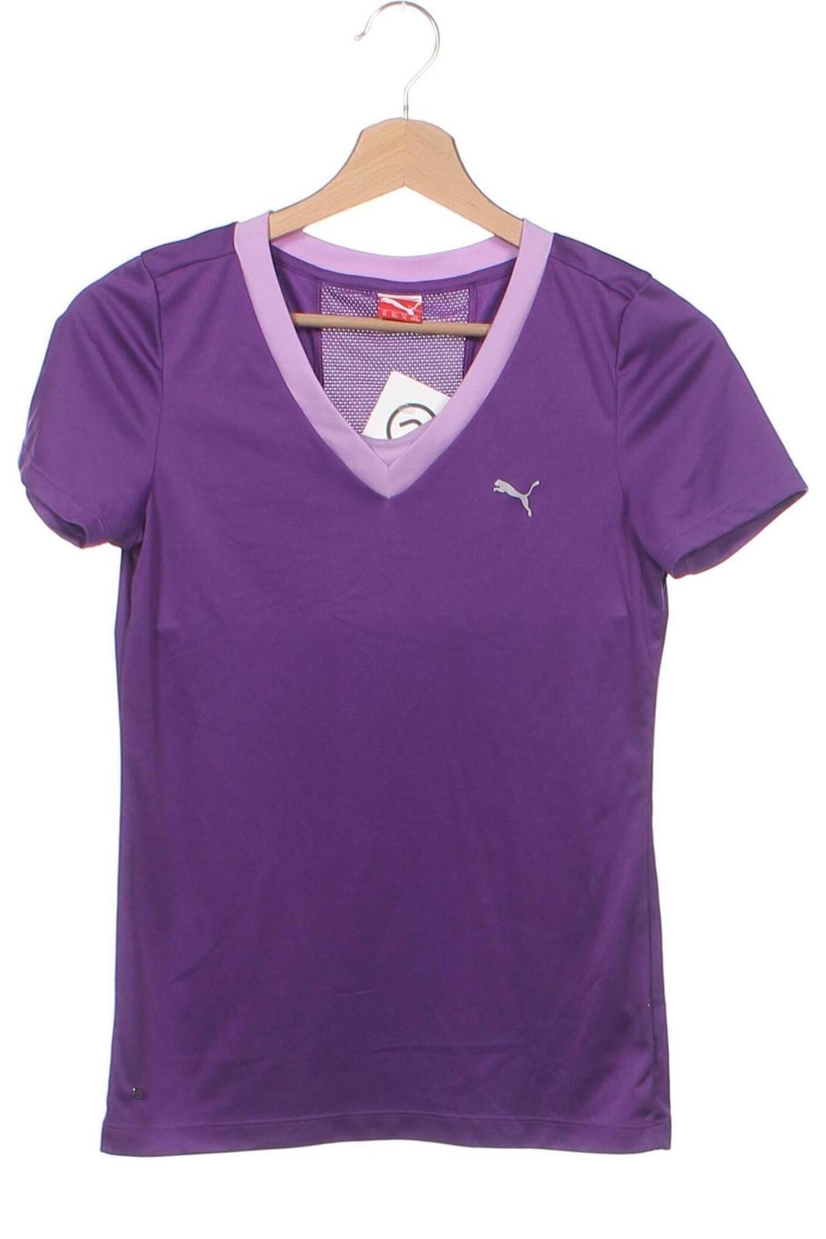 Детска спортна блуза PUMA, Размер 12-13y/ 158-164 см, Цвят Лилав, Цена 20,68 лв.
