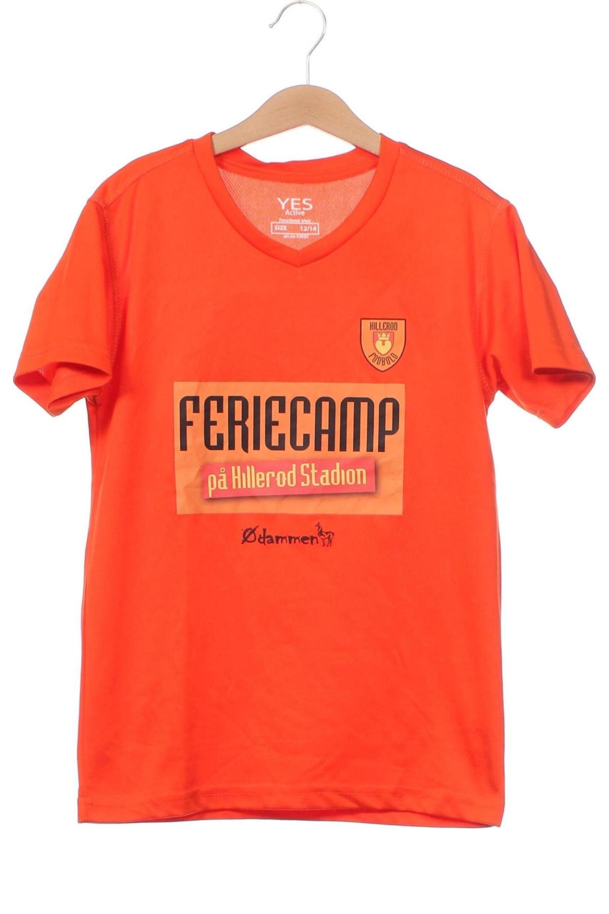 Kinder T-Shirt, Größe 13-14y/ 164-168 cm, Farbe Orange, Preis 3,34 €
