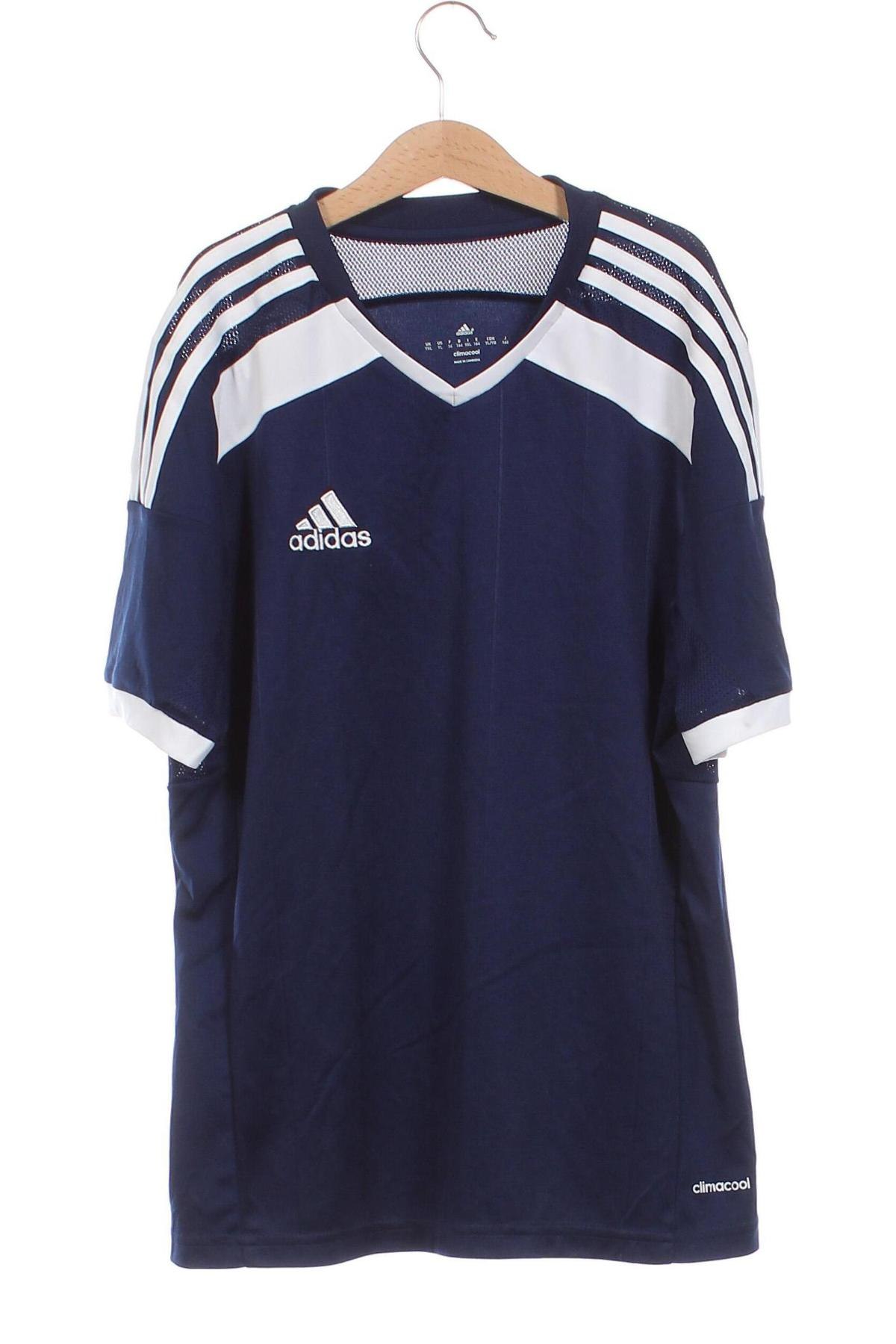 Dziecięcy T-shirt Adidas, Rozmiar 13-14y/ 164-168 cm, Kolor Niebieski, Cena 57,57 zł