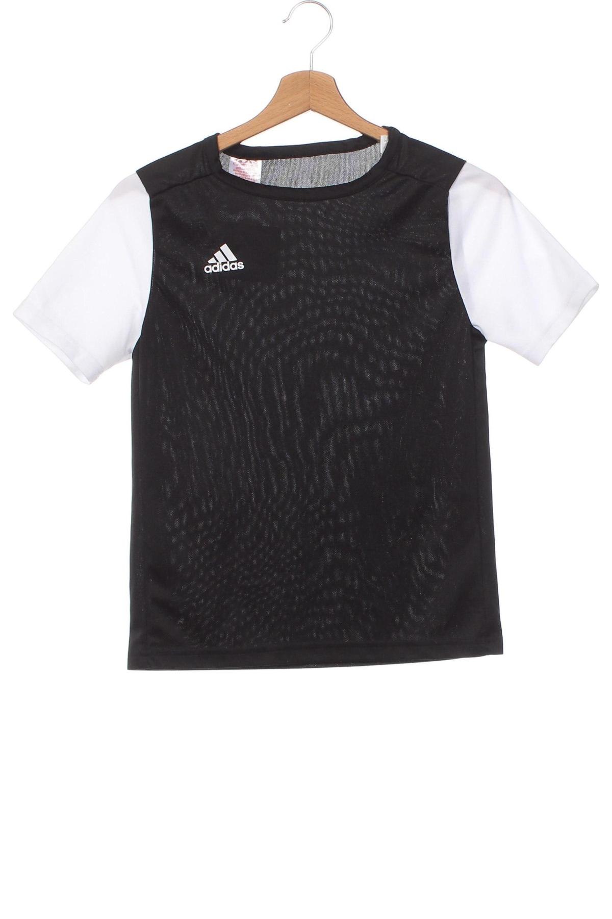 Детска тениска Adidas, Размер 11-12y/ 152-158 см, Цвят Черен, Цена 23,00 лв.