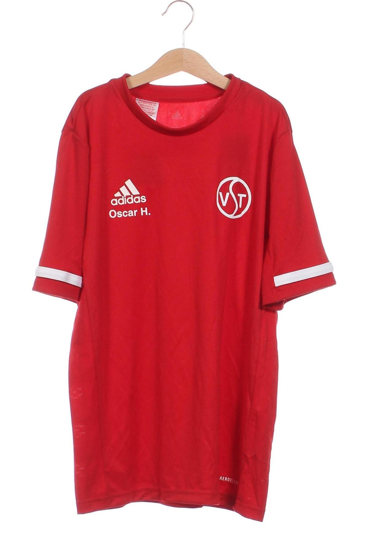 Gyerek póló Adidas, Méret 13-14y / 164-168 cm, Szín Piros, Ár 10 655 Ft