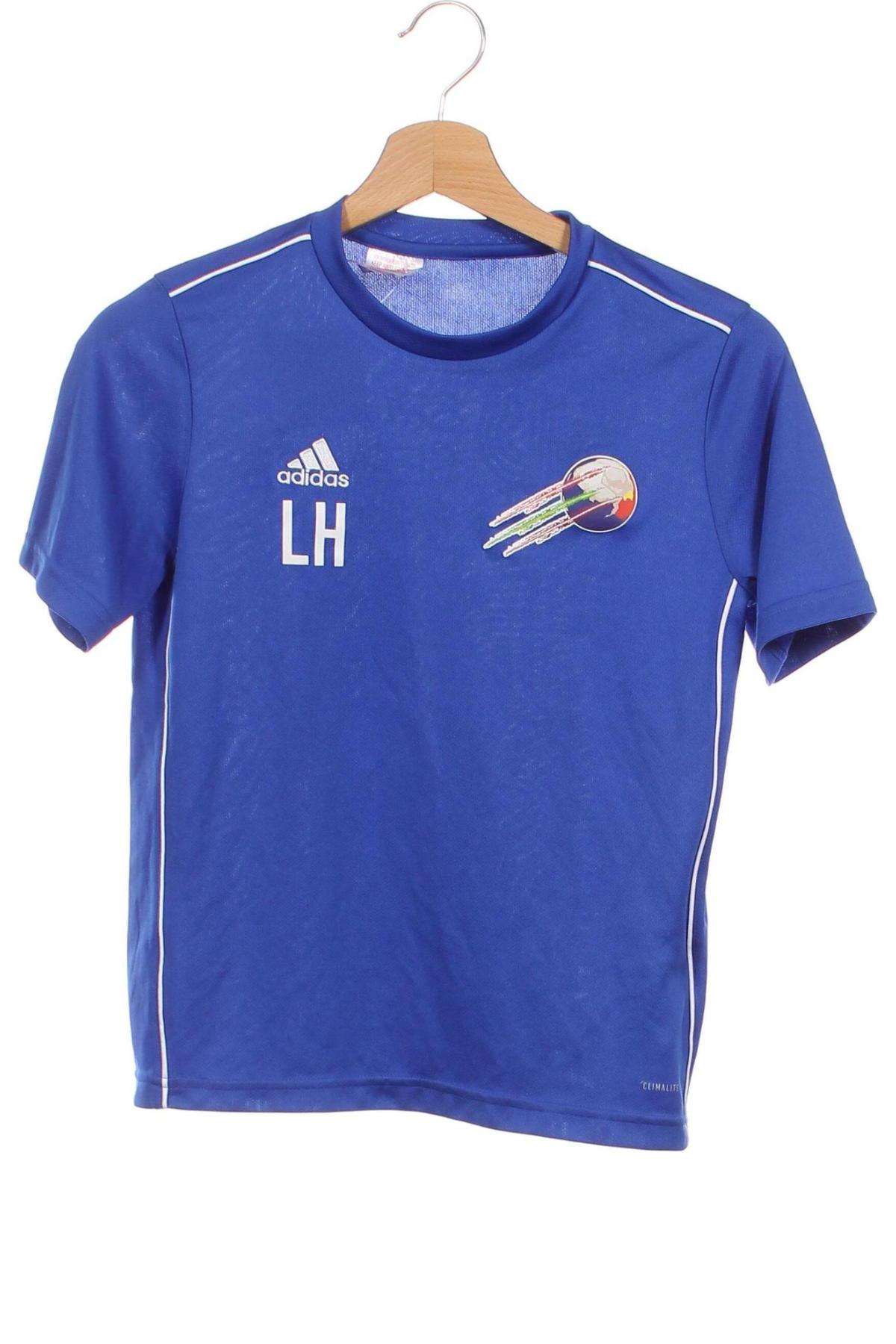 Kinder T-Shirt Adidas, Größe 11-12y/ 152-158 cm, Farbe Blau, Preis 6,28 €