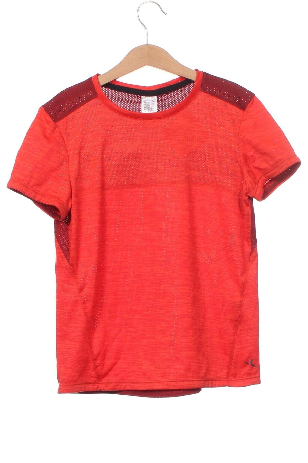 Dziecięcy T-shirt Decathlon, Rozmiar 9-10y/ 140-146 cm, Kolor Czerwony, Cena 27,63 zł