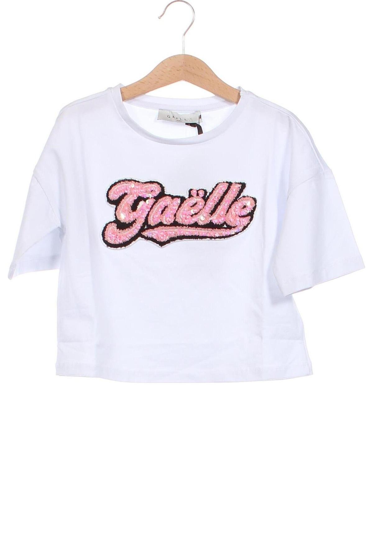 Παιδικό μπλουζάκι Gaelle Paris, Μέγεθος 6-7y/ 122-128 εκ., Χρώμα Λευκό, Τιμή 17,07 €