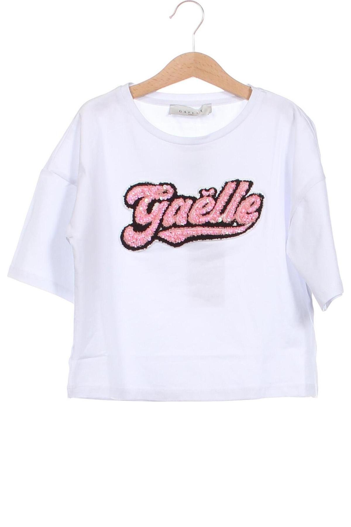 Παιδικό μπλουζάκι Gaelle Paris, Μέγεθος 11-12y/ 152-158 εκ., Χρώμα Λευκό, Τιμή 28,59 €