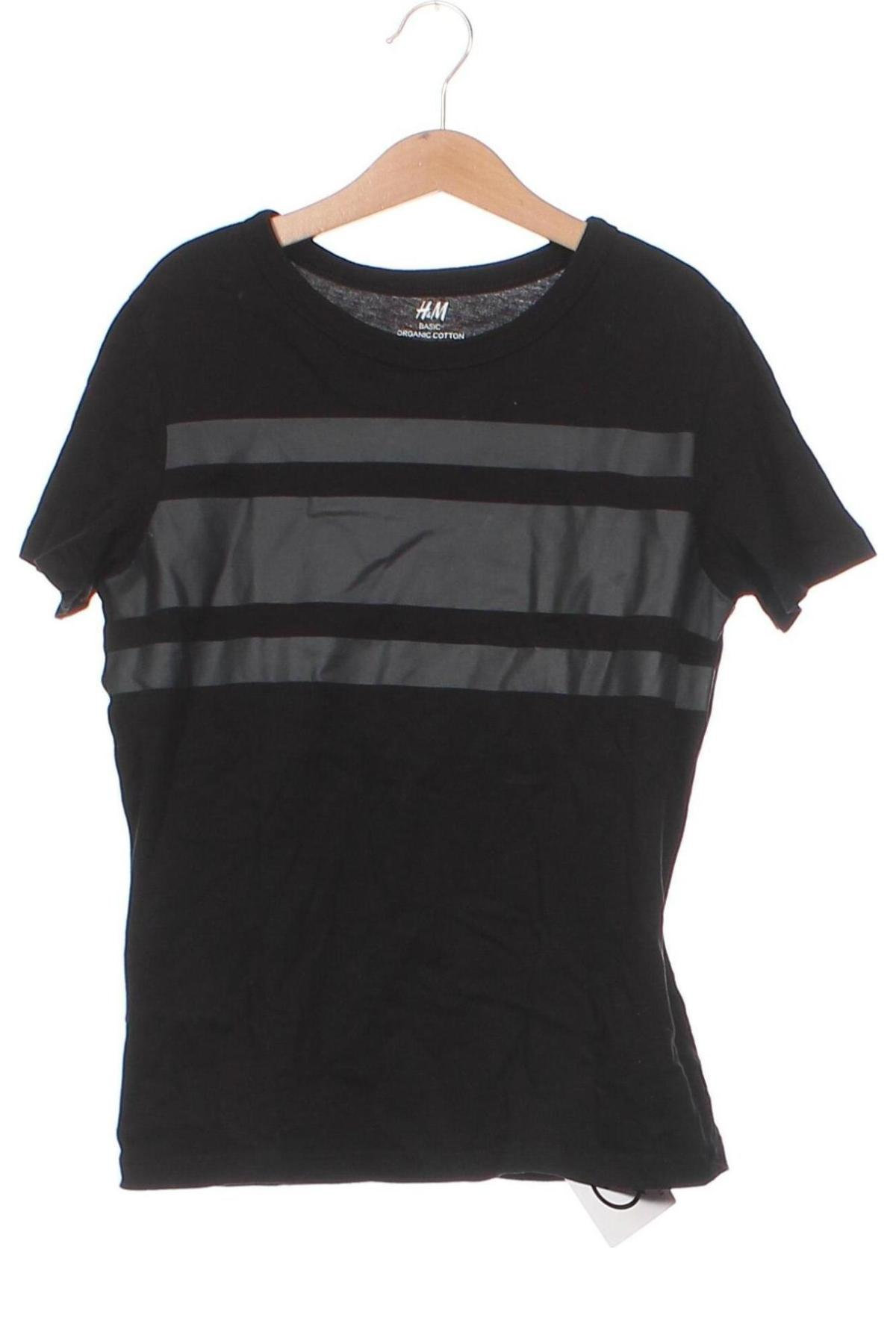 Kinder T-Shirt H&M, Größe 8-9y/ 134-140 cm, Farbe Schwarz, Preis 10,44 €