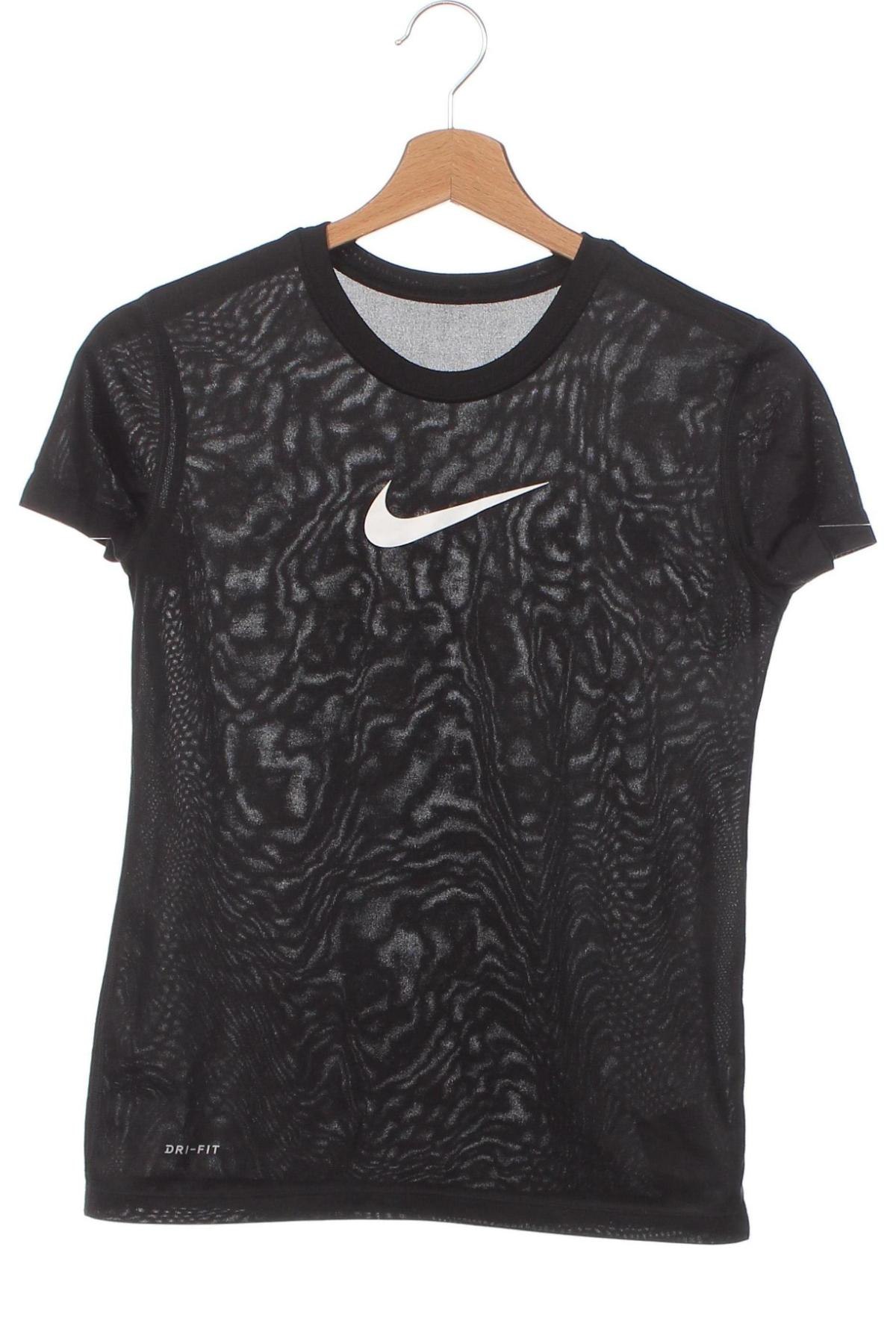 Kinder T-Shirt Nike, Größe 10-11y/ 146-152 cm, Farbe Schwarz, Preis 21,60 €