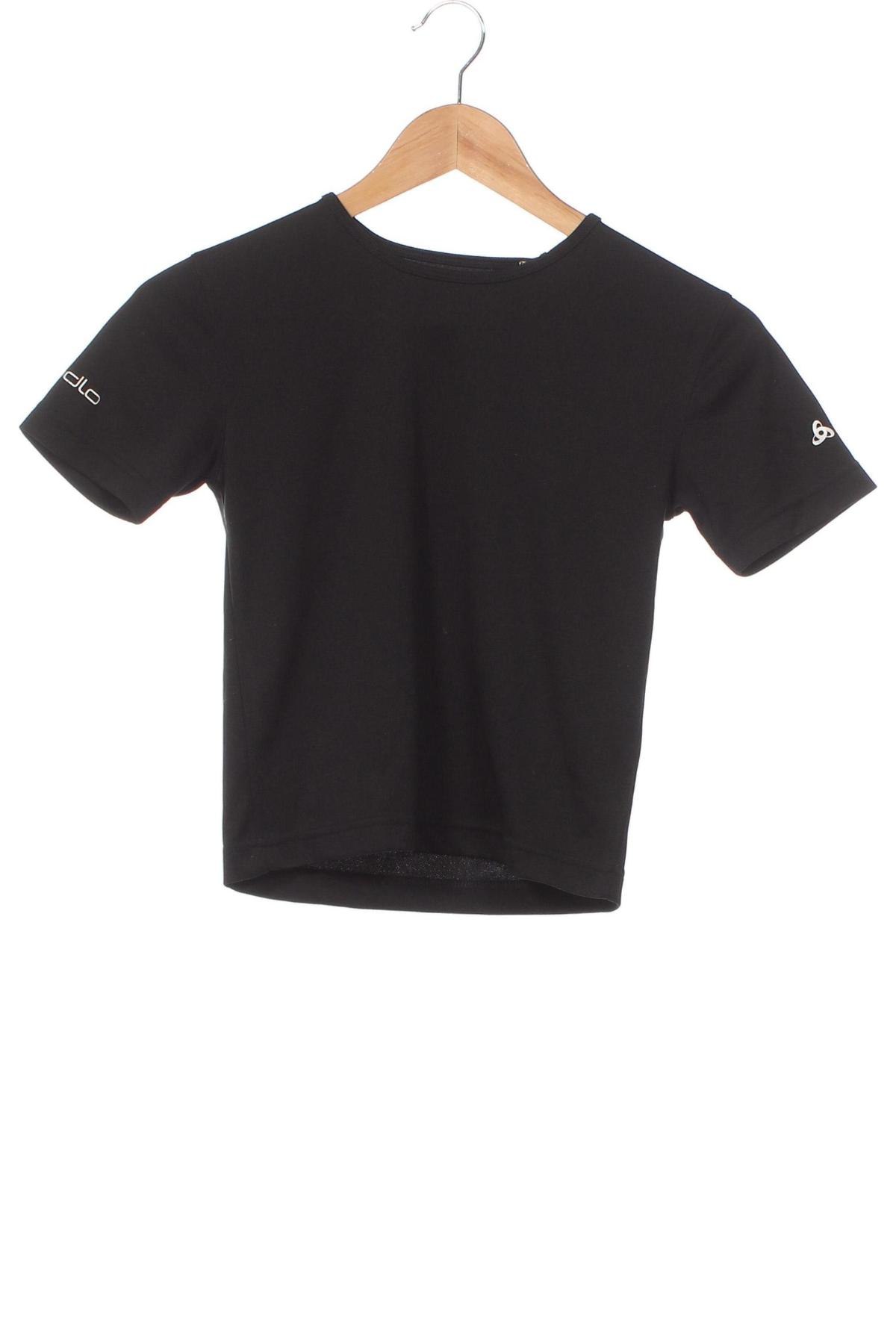 Kinder T-Shirt Odlo, Größe 6-7y/ 122-128 cm, Farbe Schwarz, Preis 4,42 €