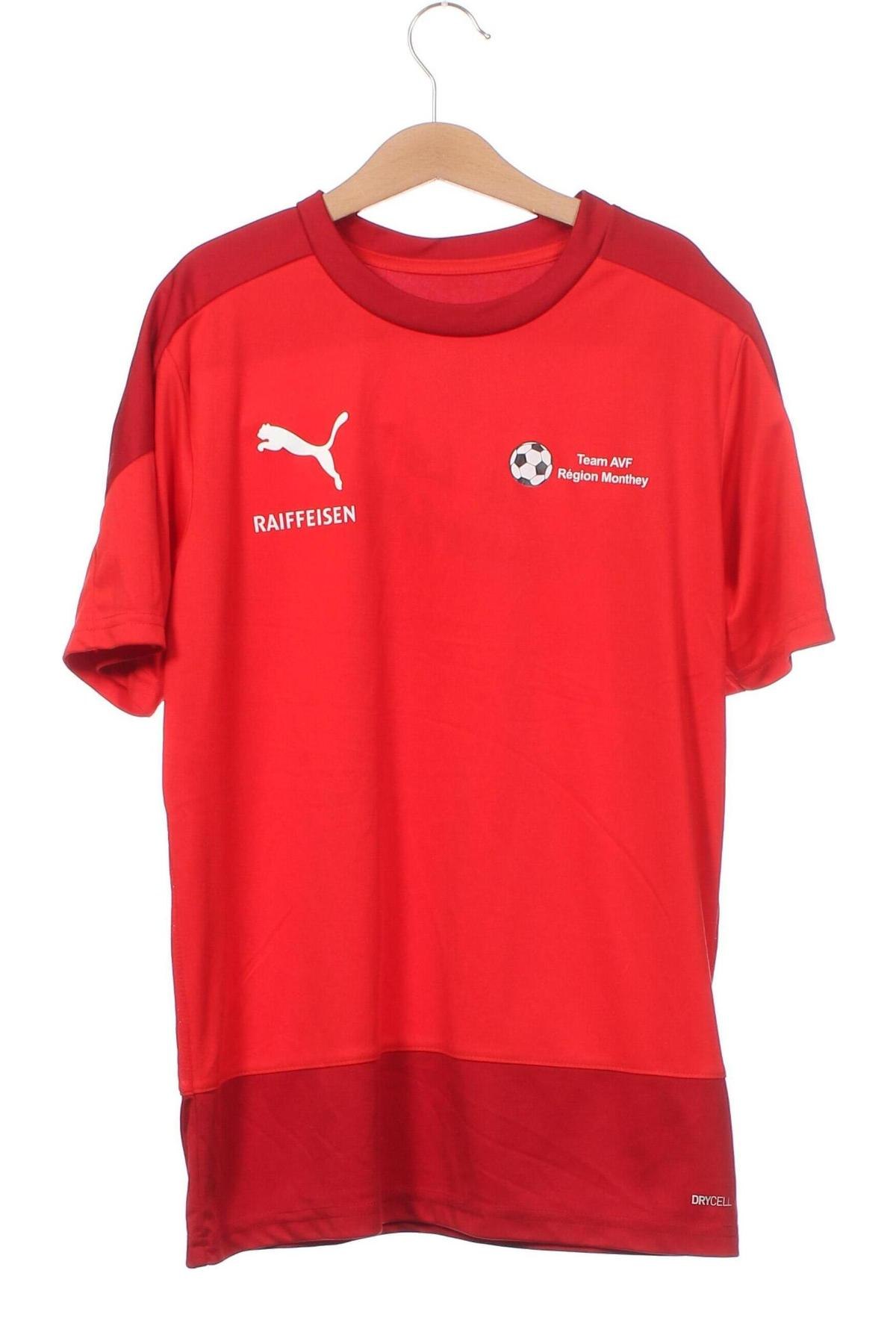 Kinder T-Shirt PUMA, Größe 13-14y/ 164-168 cm, Farbe Rot, Preis 9,93 €