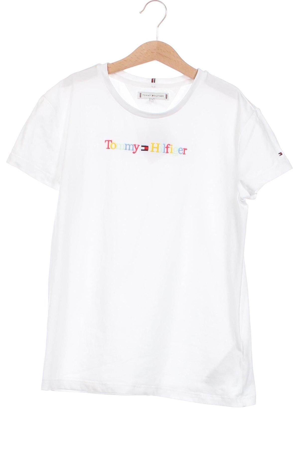 Παιδικό μπλουζάκι Tommy Hilfiger, Μέγεθος 11-12y/ 152-158 εκ., Χρώμα Λευκό, Τιμή 30,41 €