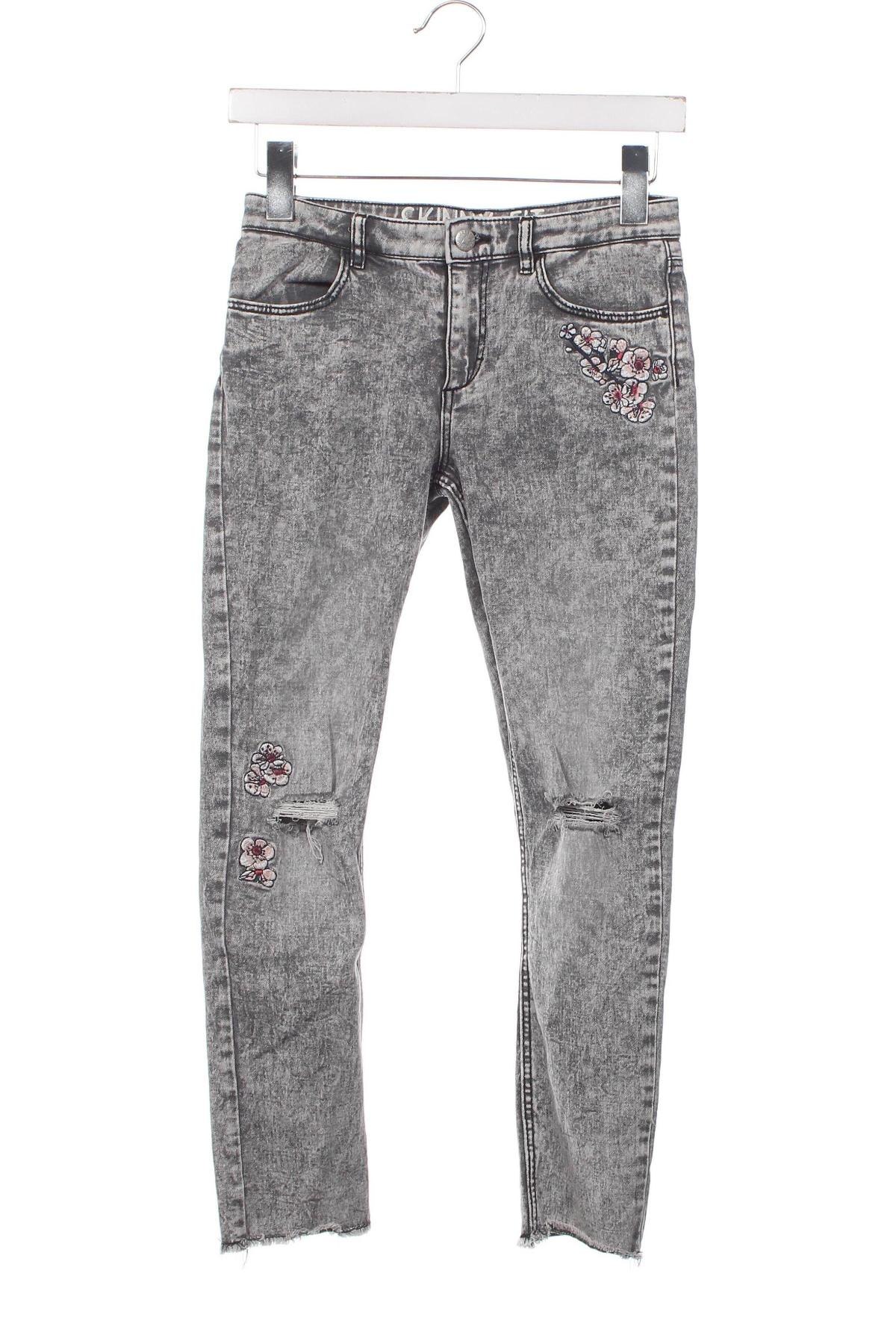 Detské džínsy  H&M, Veľkosť 11-12y/ 152-158 cm, Farba Sivá, Cena  2,89 €