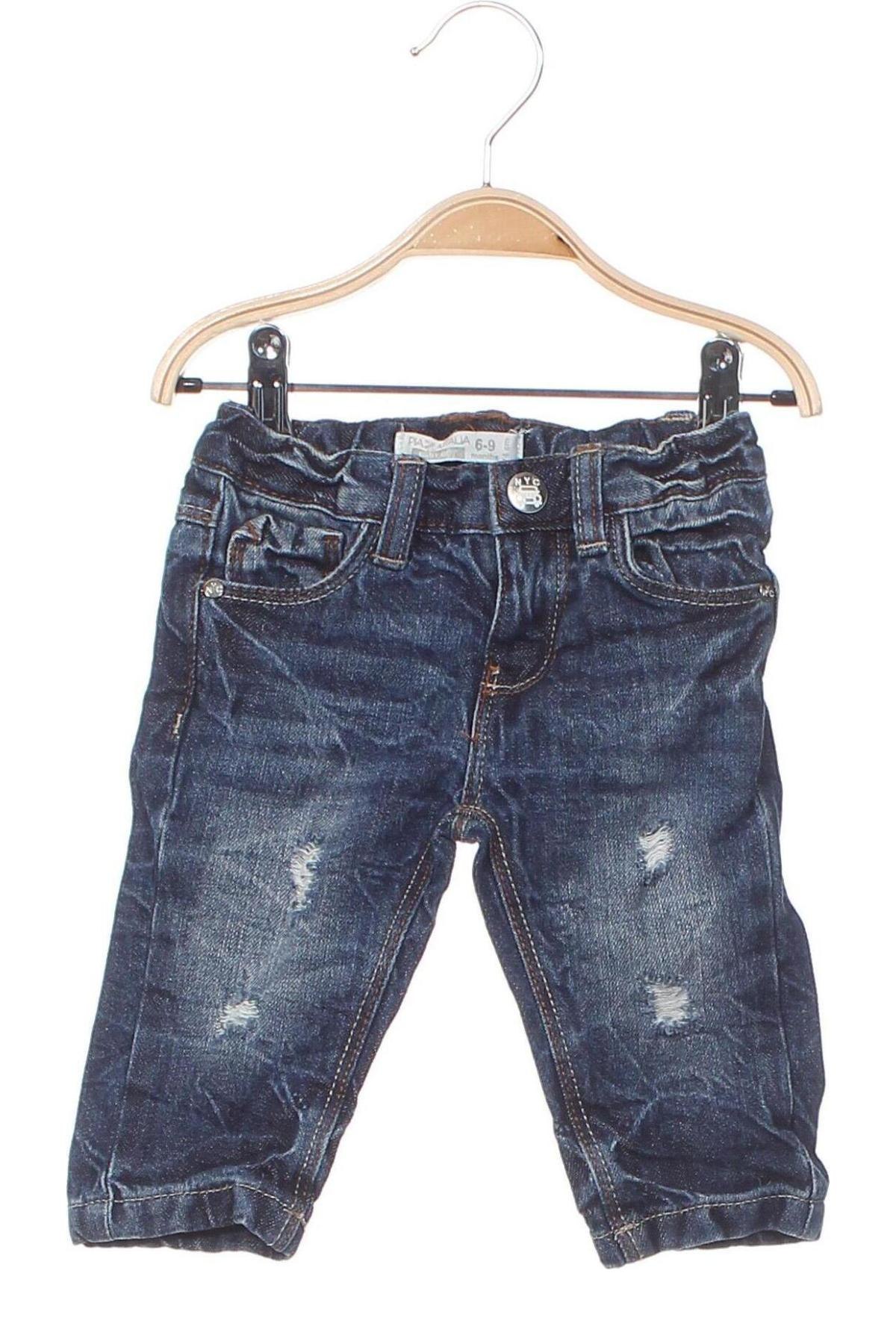 Detské džínsy  Piazza Italia, Veľkosť 6-9m/ 68-74 cm, Farba Modrá, Cena  8,06 €