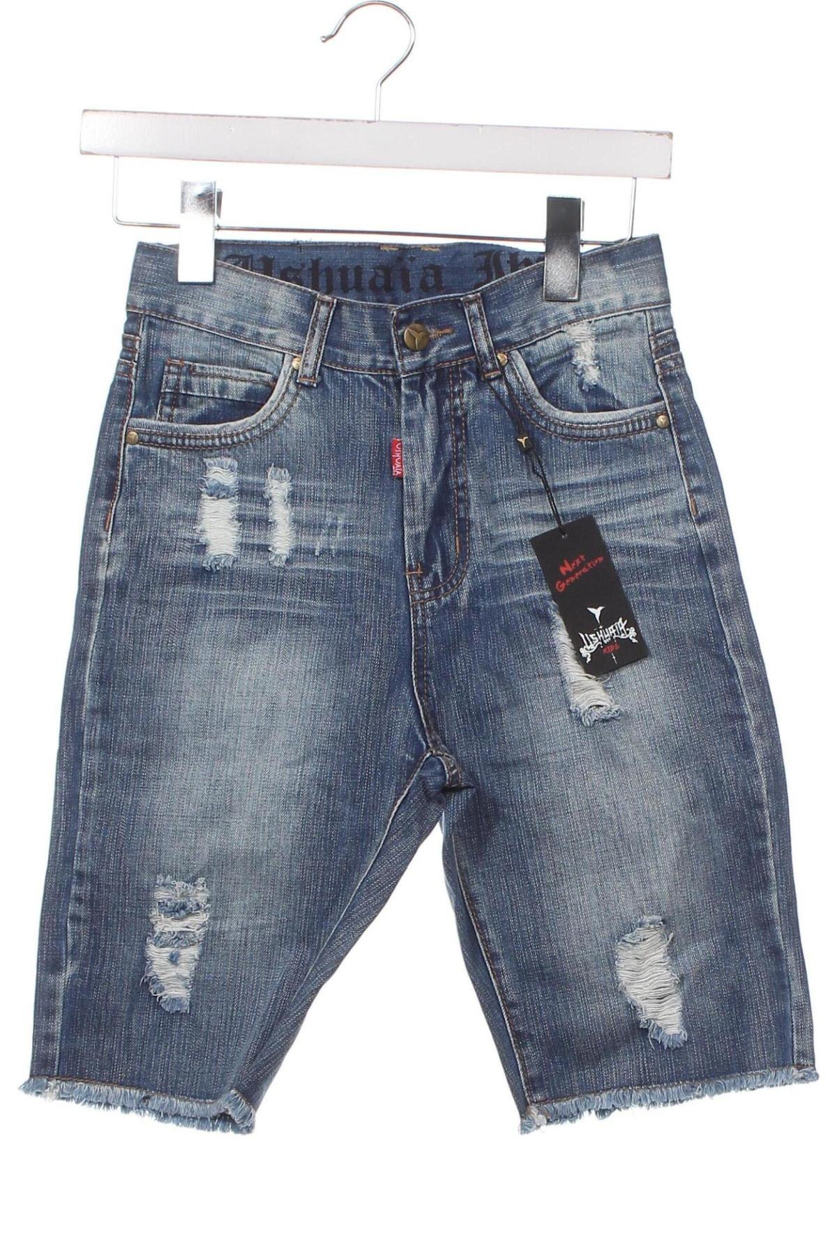 Παιδικό κοντό παντελόνι, Μέγεθος 13-14y/ 164-168 εκ., Χρώμα Μπλέ, Τιμή 7,00 €