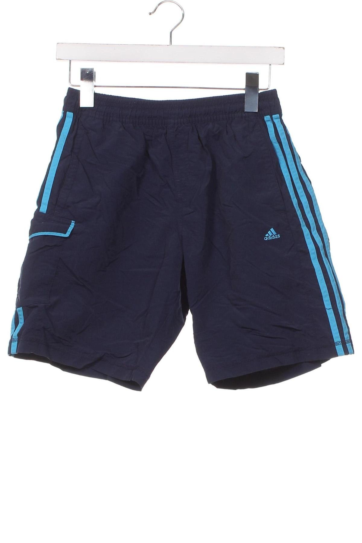 Детски къс панталон Adidas, Размер 15-18y/ 170-176 см, Цвят Син, Цена 21,00 лв.
