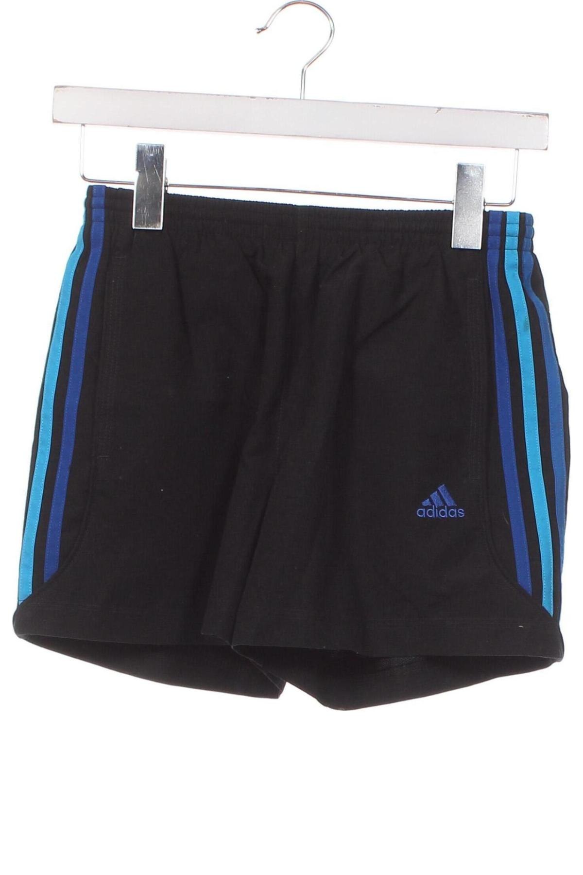 Παιδικό κοντό παντελόνι Adidas, Μέγεθος 10-11y/ 146-152 εκ., Χρώμα Μαύρο, Τιμή 56,00 €
