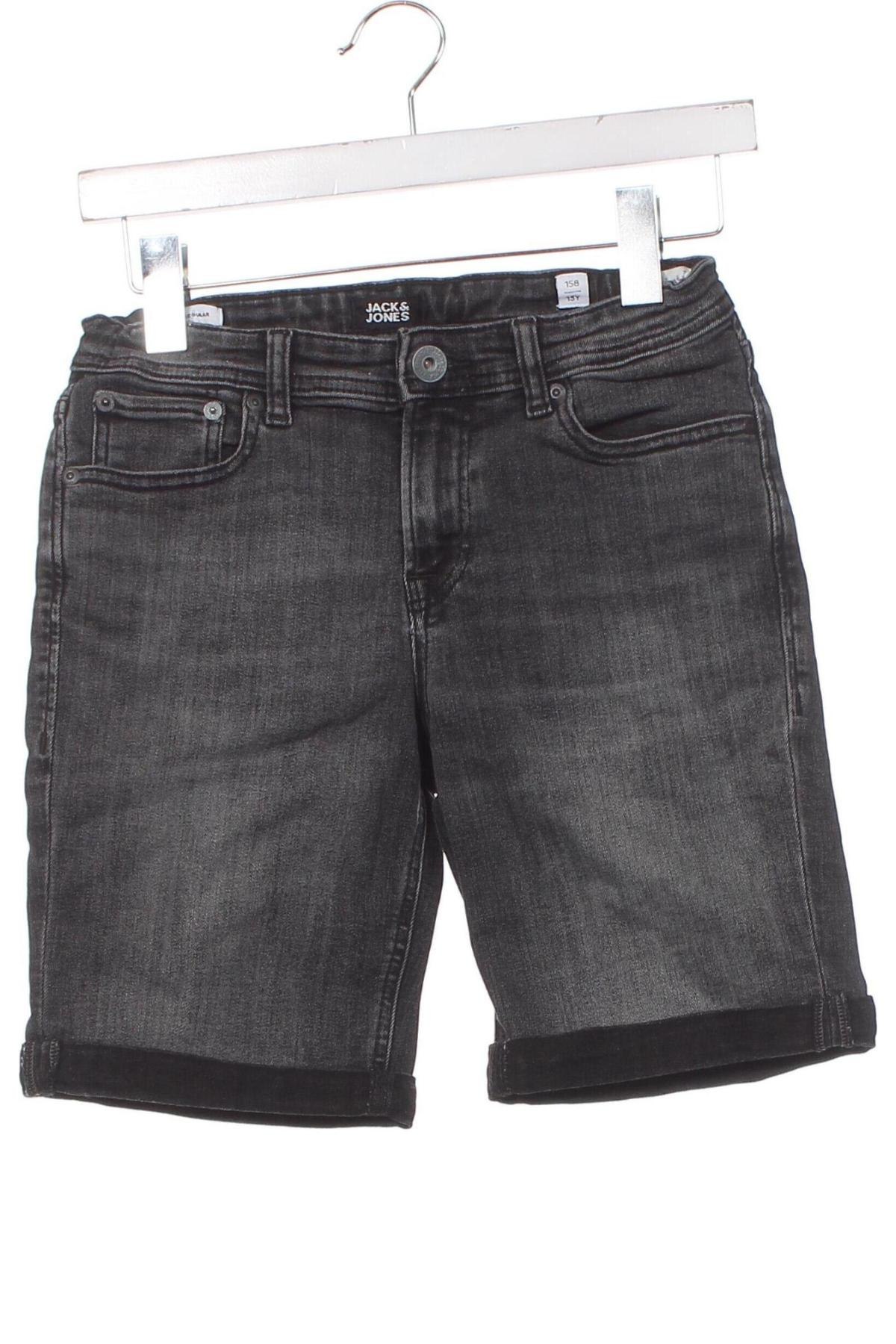 Παιδικό κοντό παντελόνι Jack & Jones, Μέγεθος 12-13y/ 158-164 εκ., Χρώμα Γκρί, Τιμή 9,90 €
